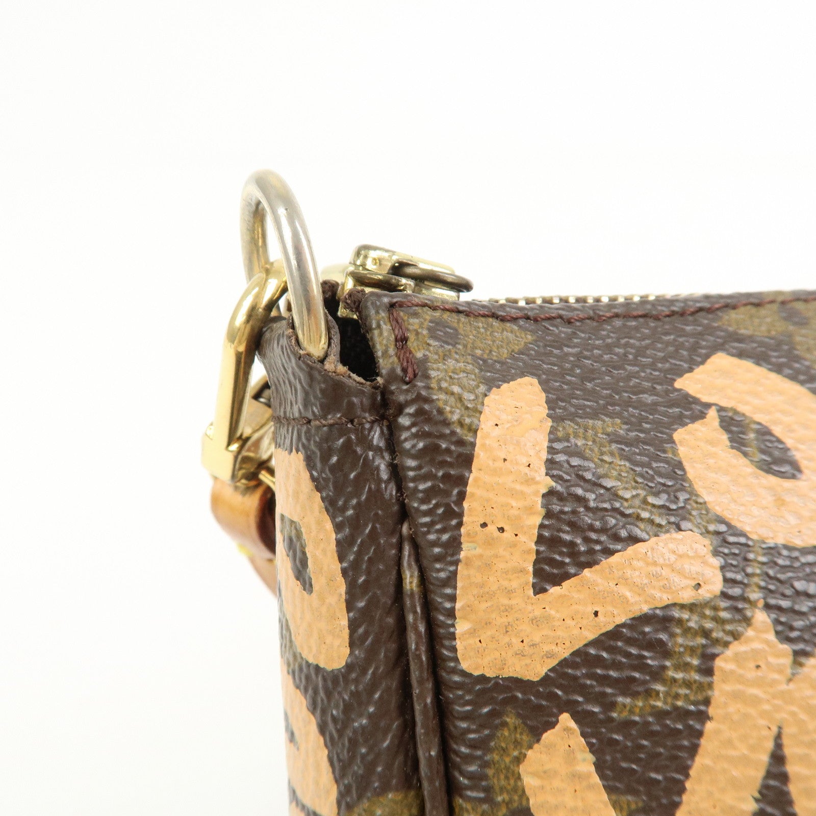 Louis Vuitton Monogram Graffiti Pochette Accessoires HandBag M92193