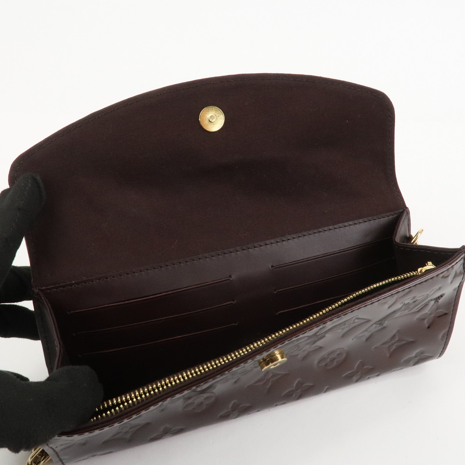 Louis Vuitton Monogram Vernis Sunset Boulevard Hand Bag M93542