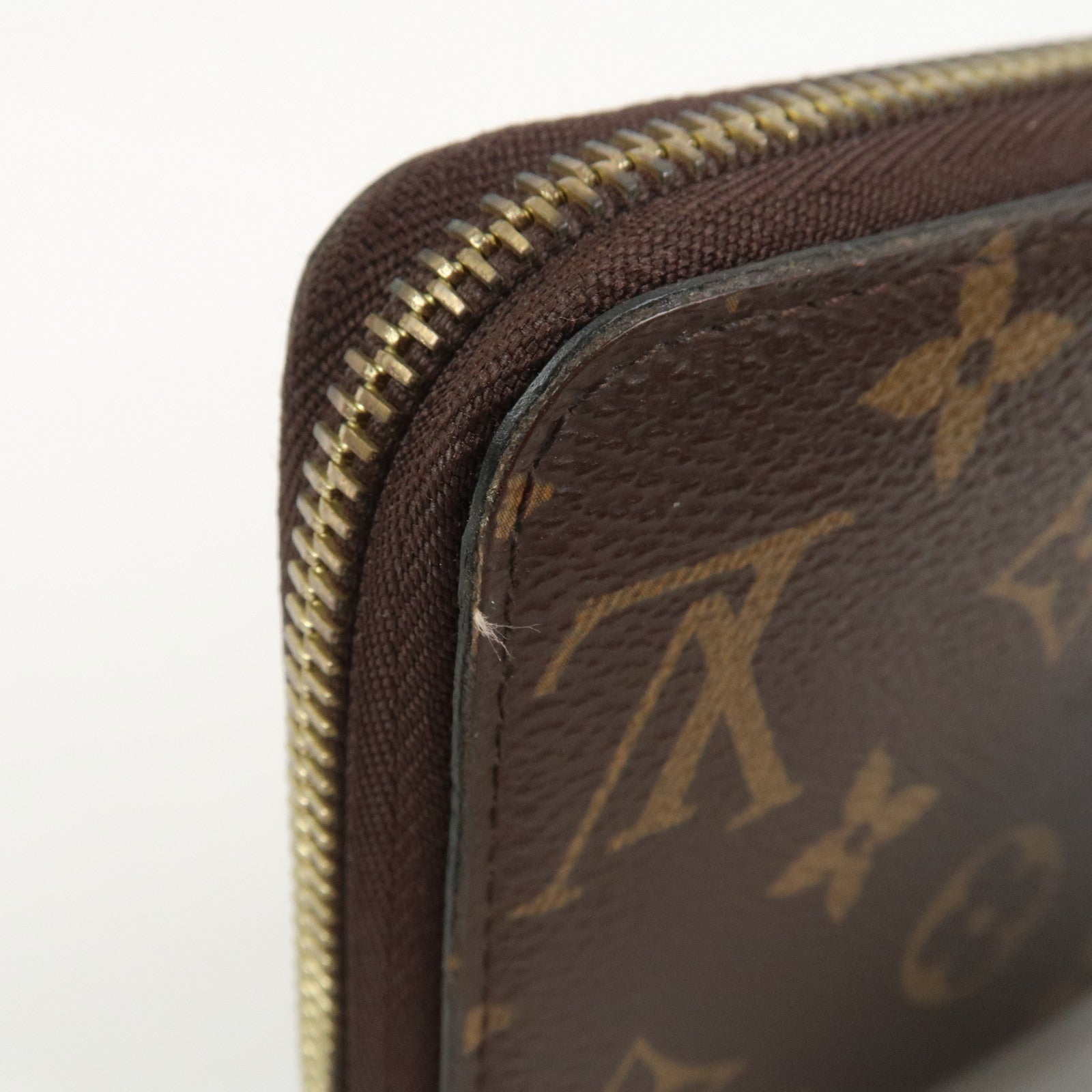 Louis Vuitton Monogram Canvas Zippy Long Wallet Brown M60017