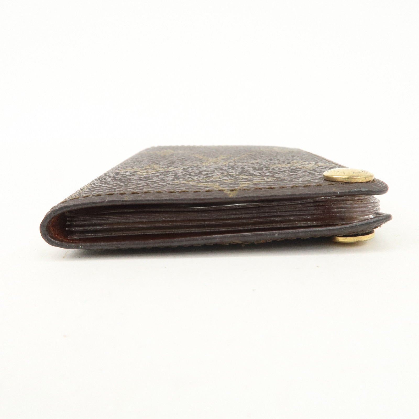 Louis Vuitton Monogram Set of 2 Porte Cartes Credit Pression M60937 Used
