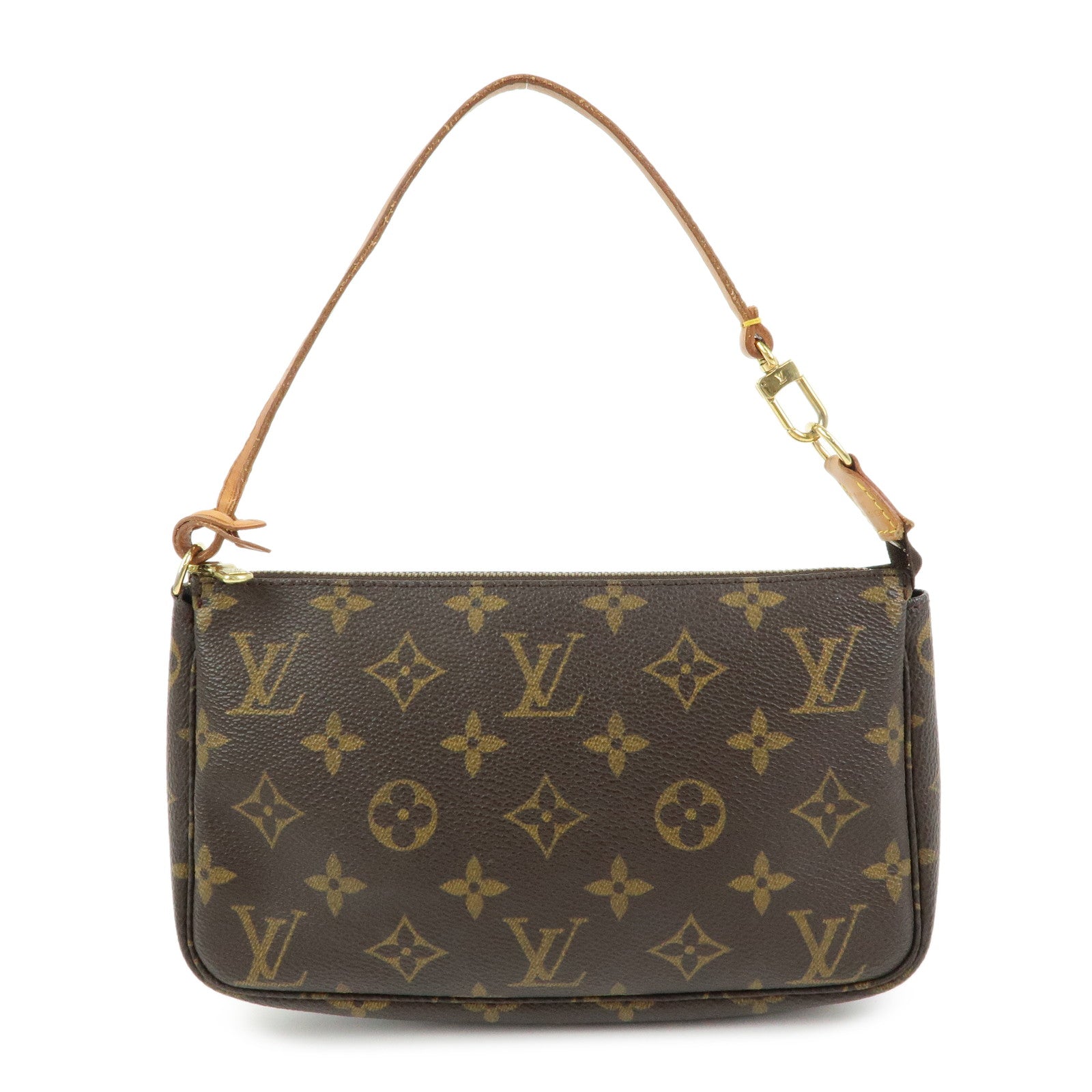 Louis Vuitton Monogram Pochette Accessoires Pouch Hand Bag M51980