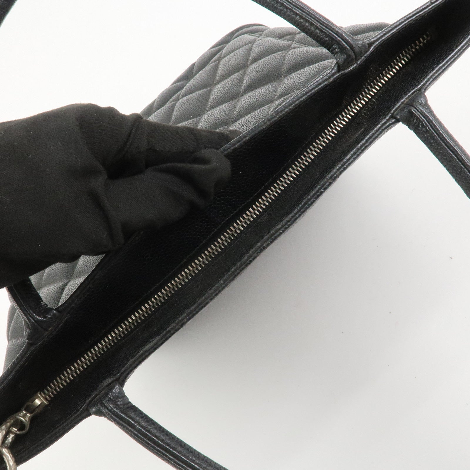 CHANEL COCO Mark Matelasse Medallion Tote Bag Hand Bag A01804