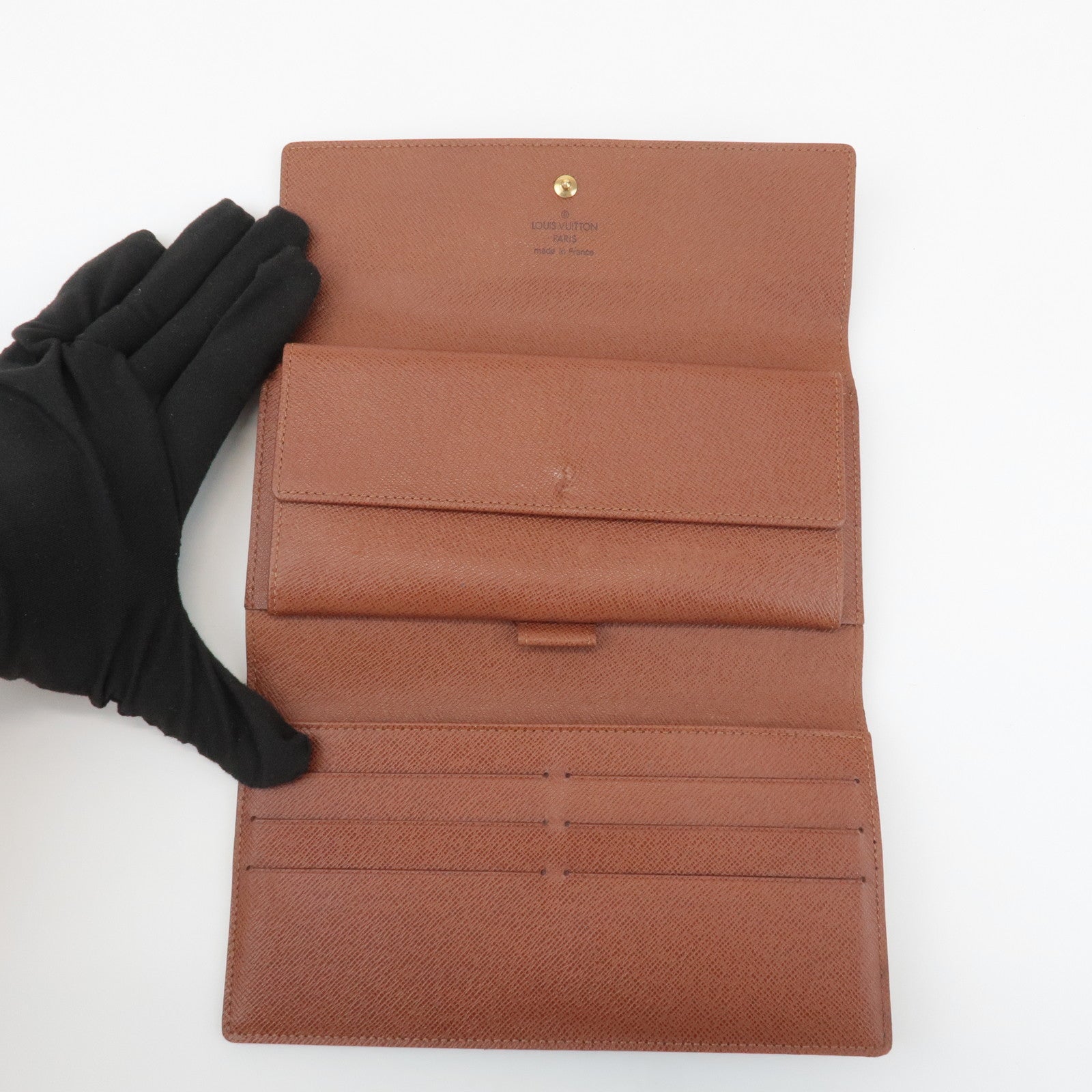 Louis Vuitton Monogram Porte Tresor International Wallet M61215