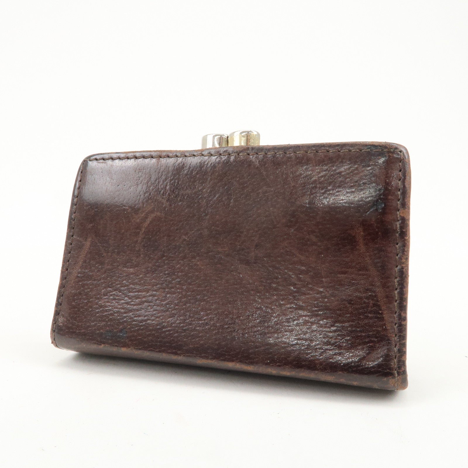 COACH Set of 3 Pouch Wallet Coin Case Brown Light Blue Black Ivory