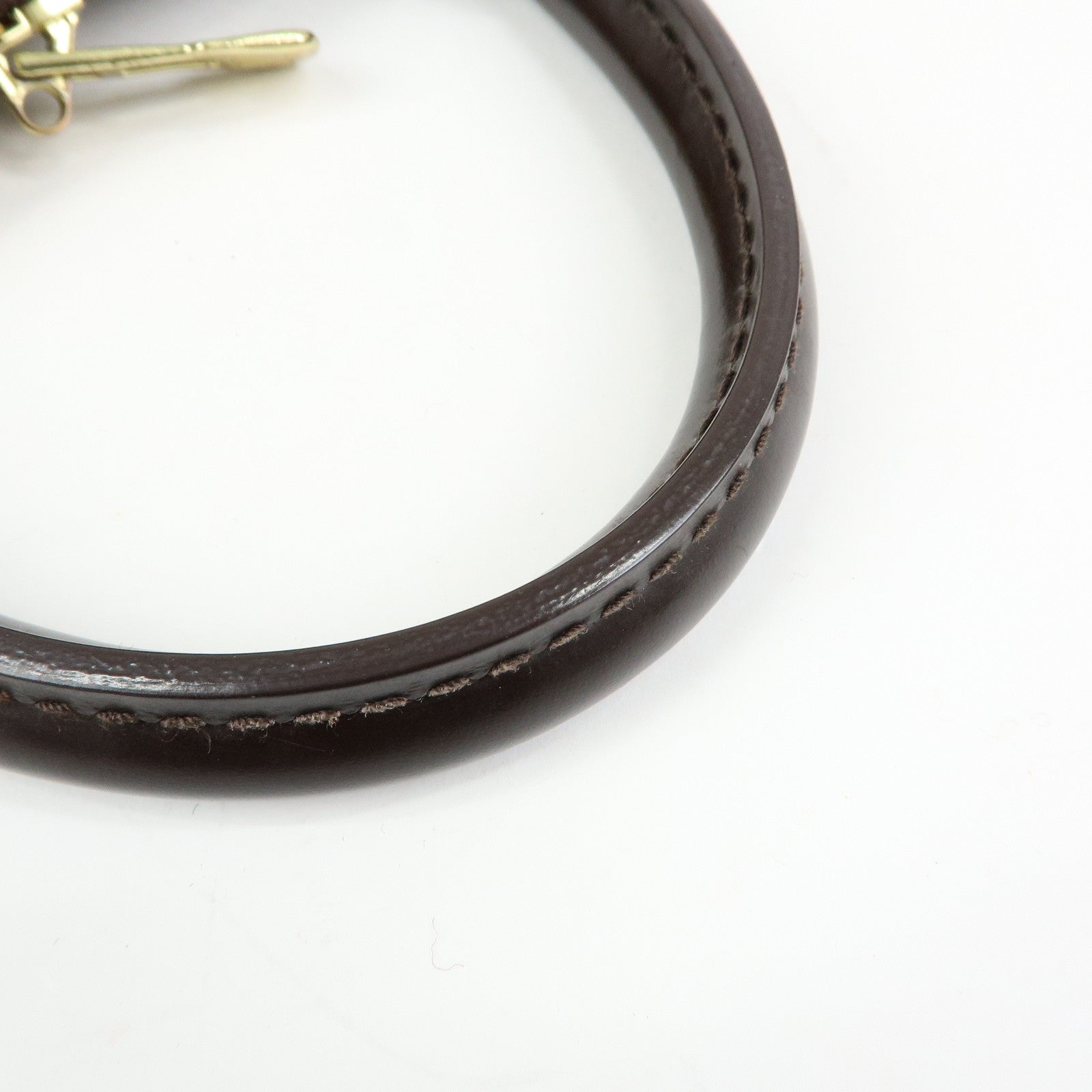 Louis Vuitton Damier Canvas Leather Alma PM Hand Bag Brown N51131