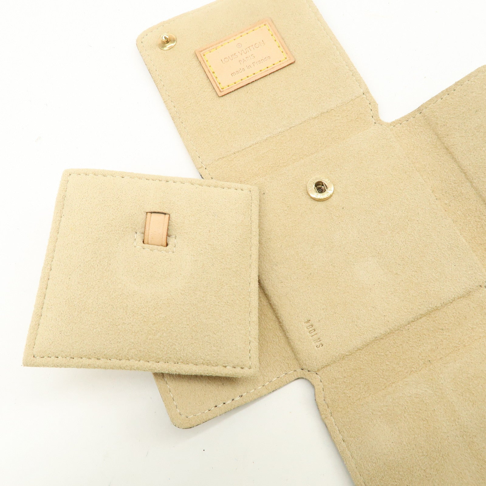 Louis Vuitton Monogram Jewelry Case Jewelry Box Brown