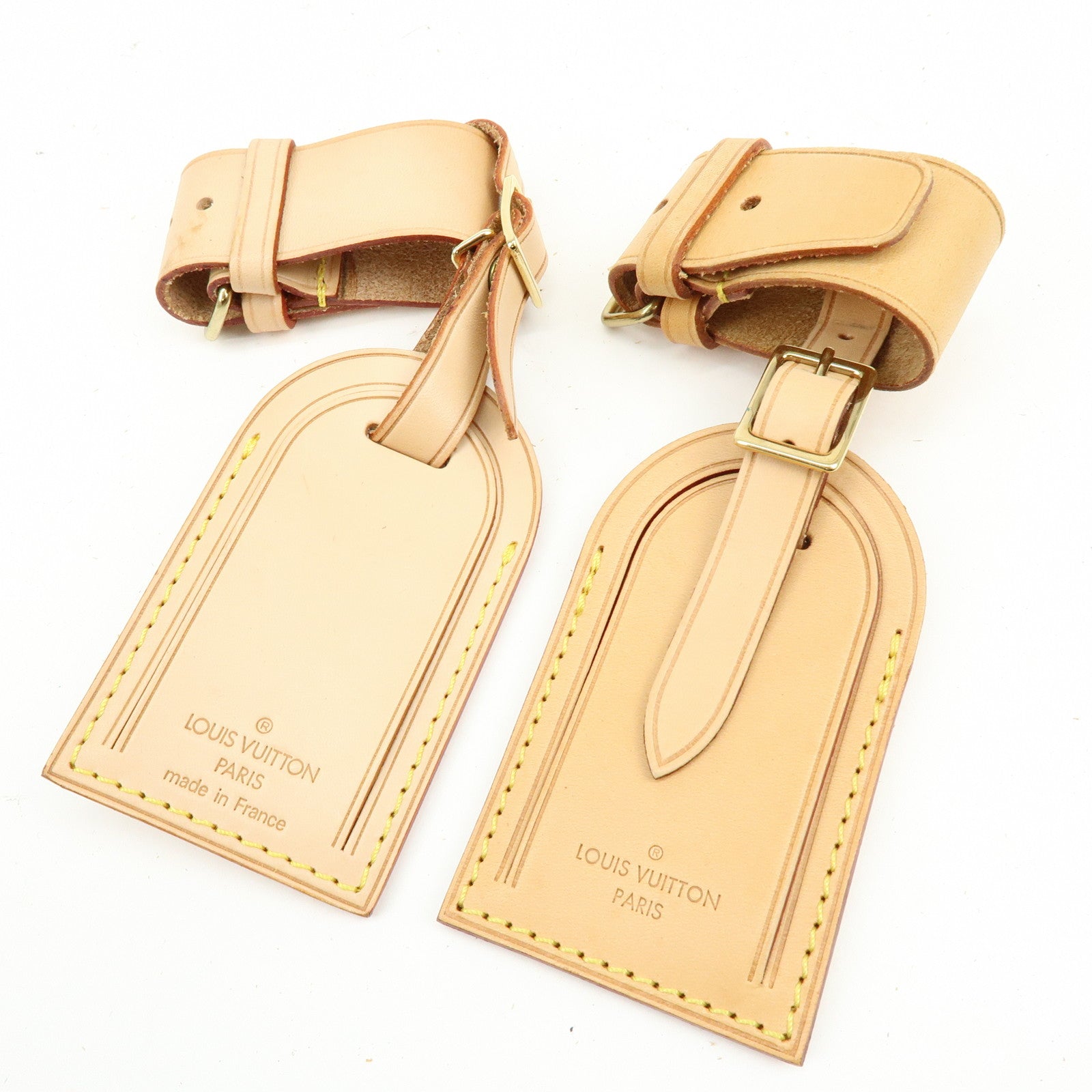 Louis Vuitton Set of 10 Leather Name Tag & Poignet