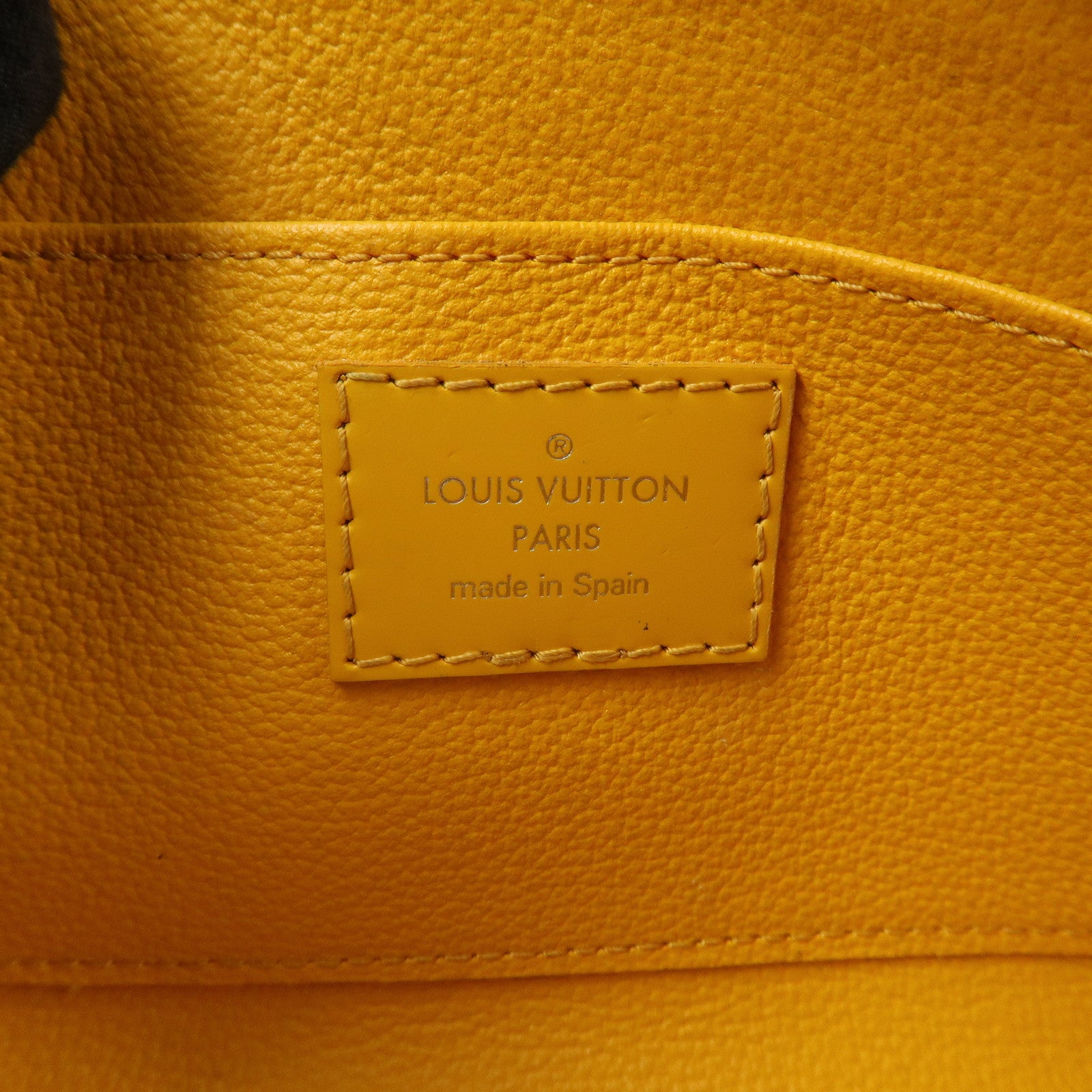 Louis Vuitton Epi Pochette Cosmetic PM Cosmetic Pouch Citron M40639