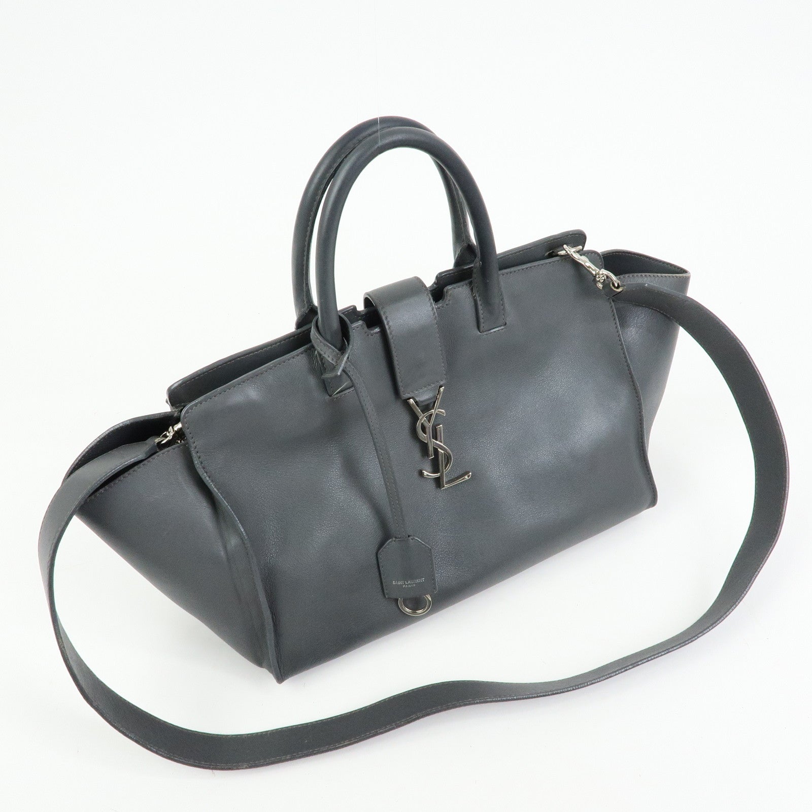 SAINT LAURENT PARIS Casandra Leather 2Way Hand Shoulder Bag 436832