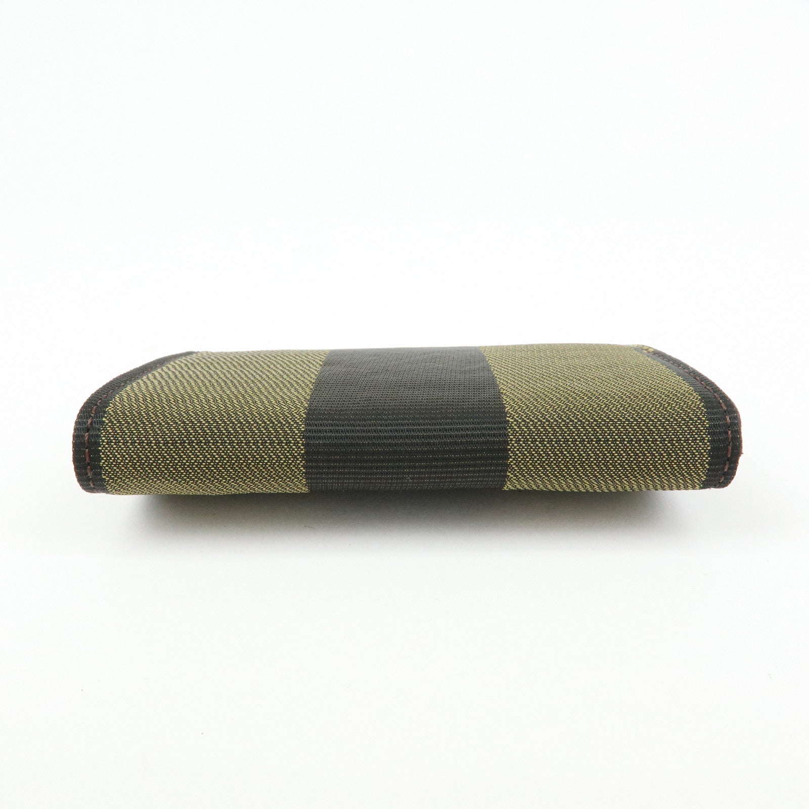 FENDI Canvas Coin Case Coin Purse Brown 2261‑30826‑099