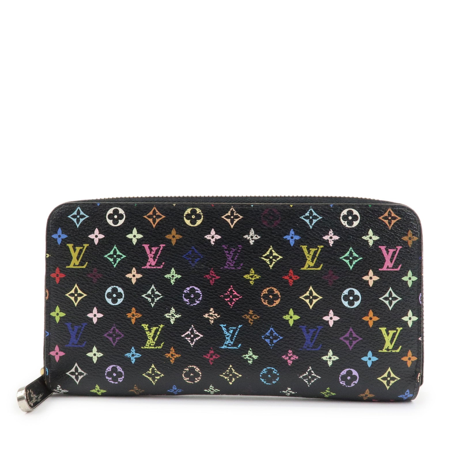 Louis Vuitton Monogram Multicolor Zippy Wallet Long Wallet Noir M60243