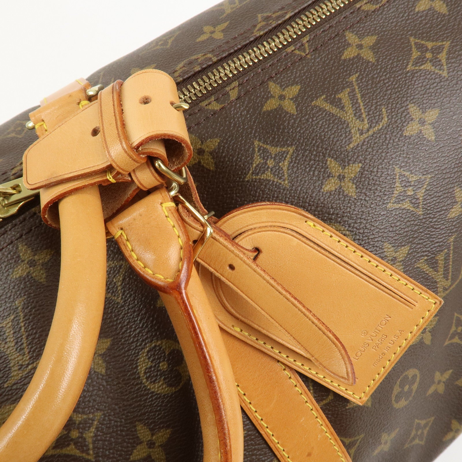 Louis Vuitton Monogram Keep All Bandouliere 55 Boston Bag M41414