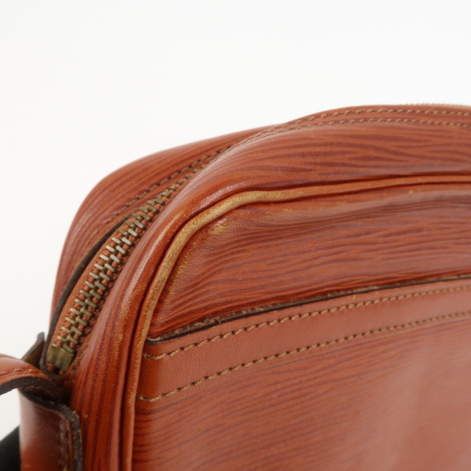 Louis Vuitton Epi Jeune Fille Shoulder Bag Kenya Brown M52153