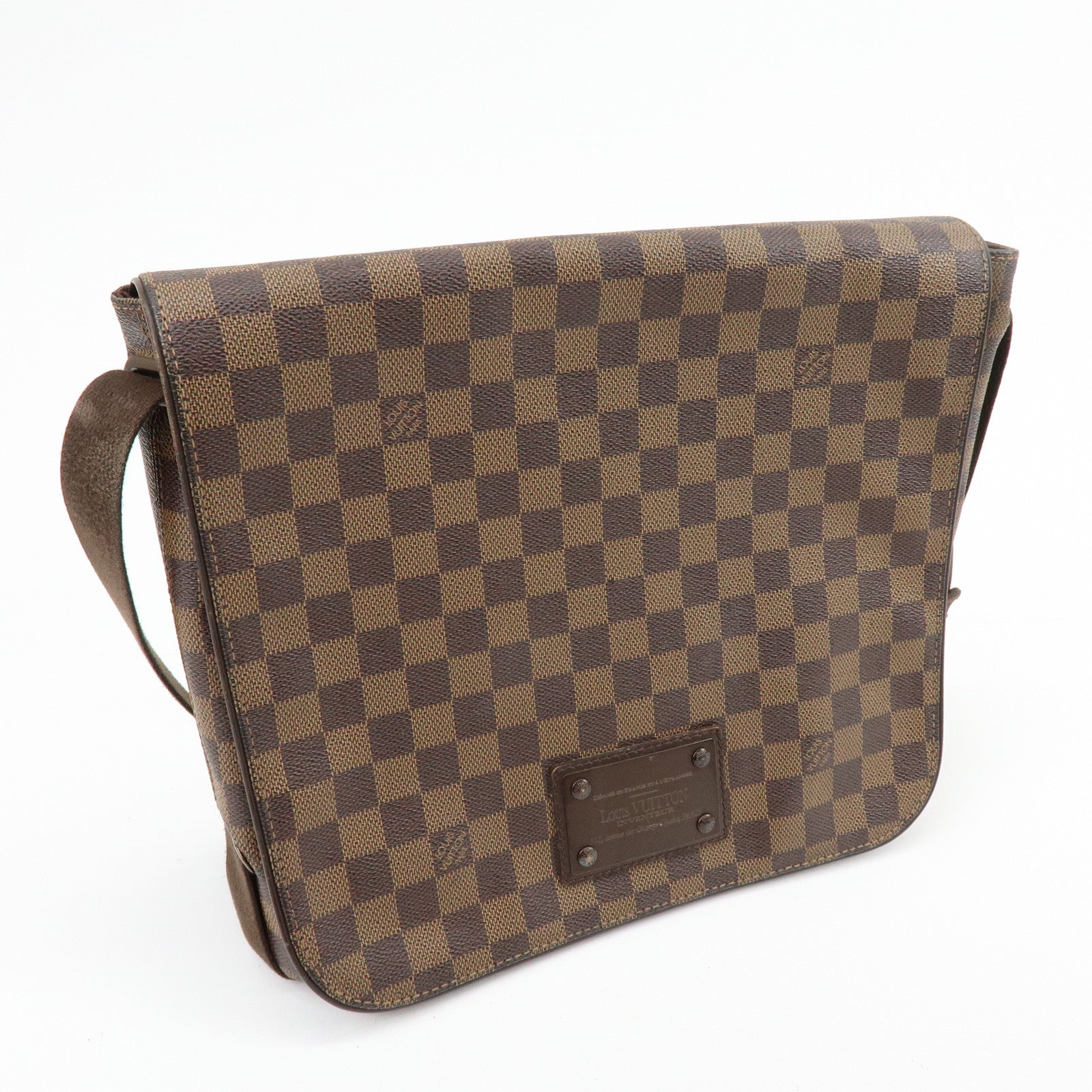 Louis Vuitton Damier Ebene Brooklyn Messenger Bag Brown N51211