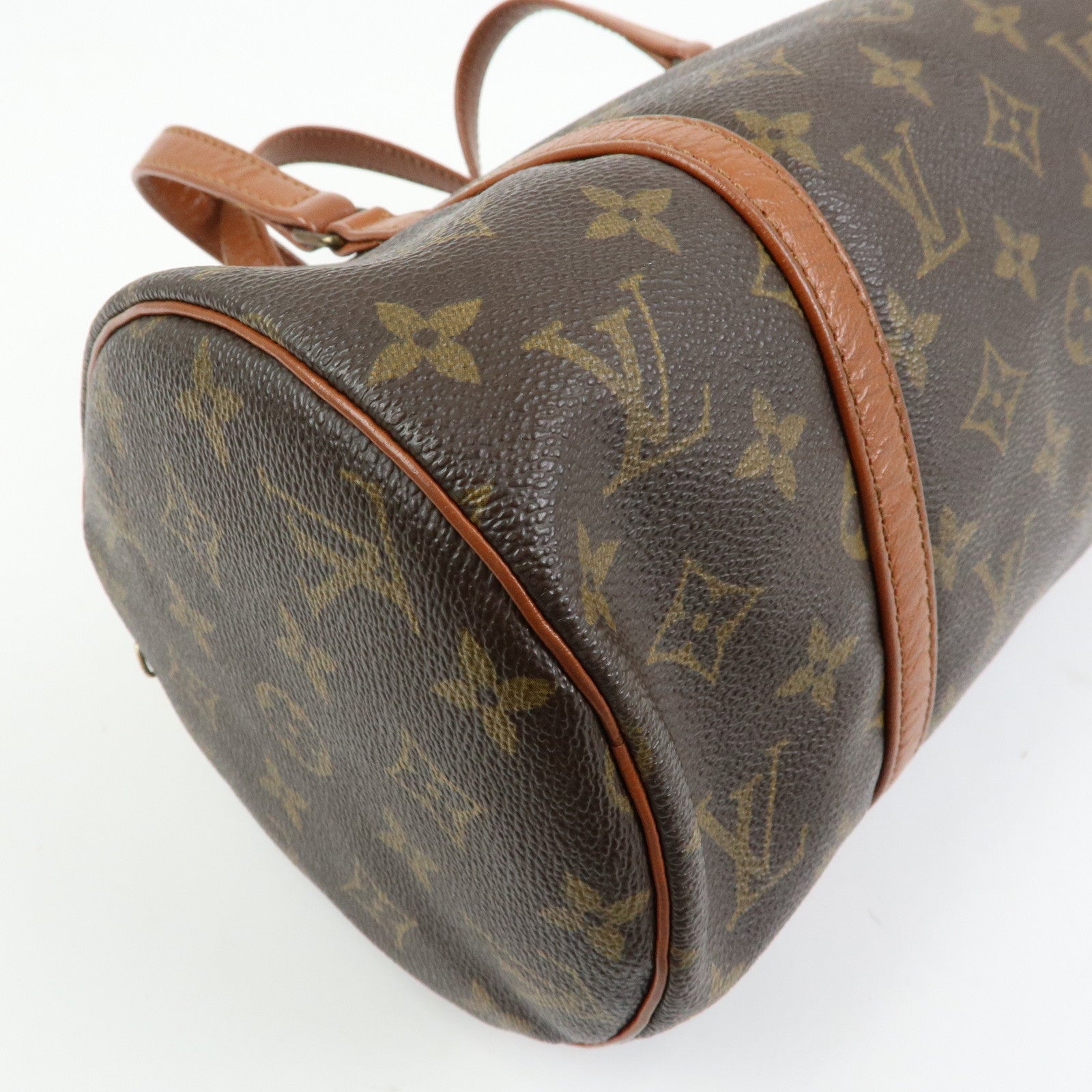 Louis Vuitton Monogram Papillon 30 Hand Bag Brown M51365