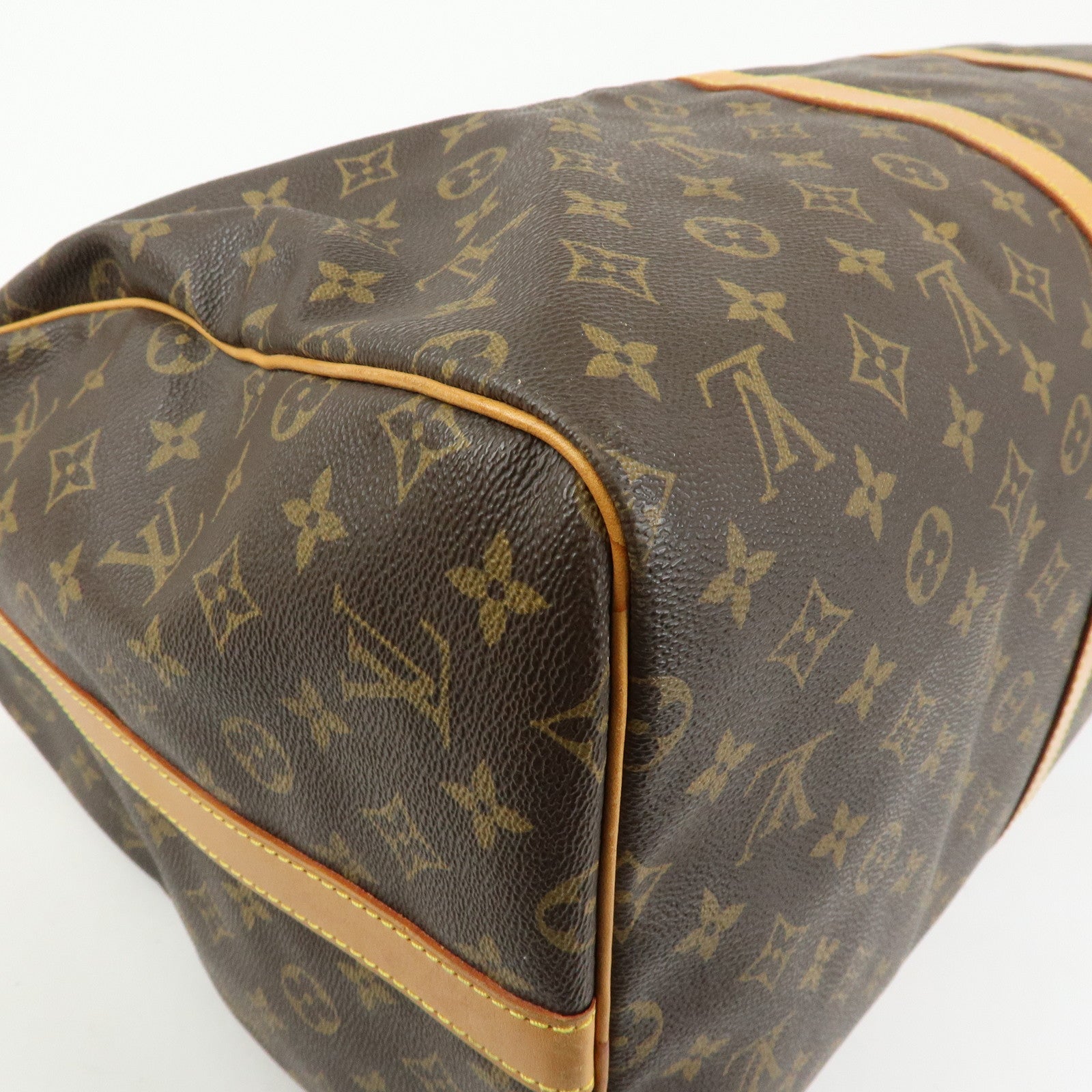 Louis Vuitton Monogram Keep All Bandouliere 55 Boston Bag M41414