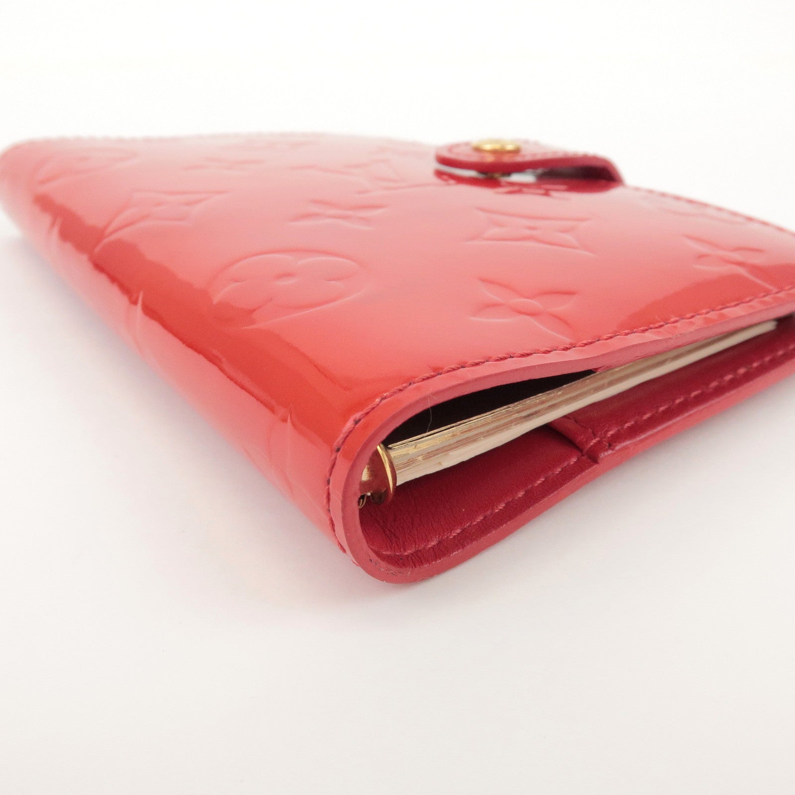 Louis Vuitton Monogram Vernis Agenda PM Pomme d'Amour Red R21016