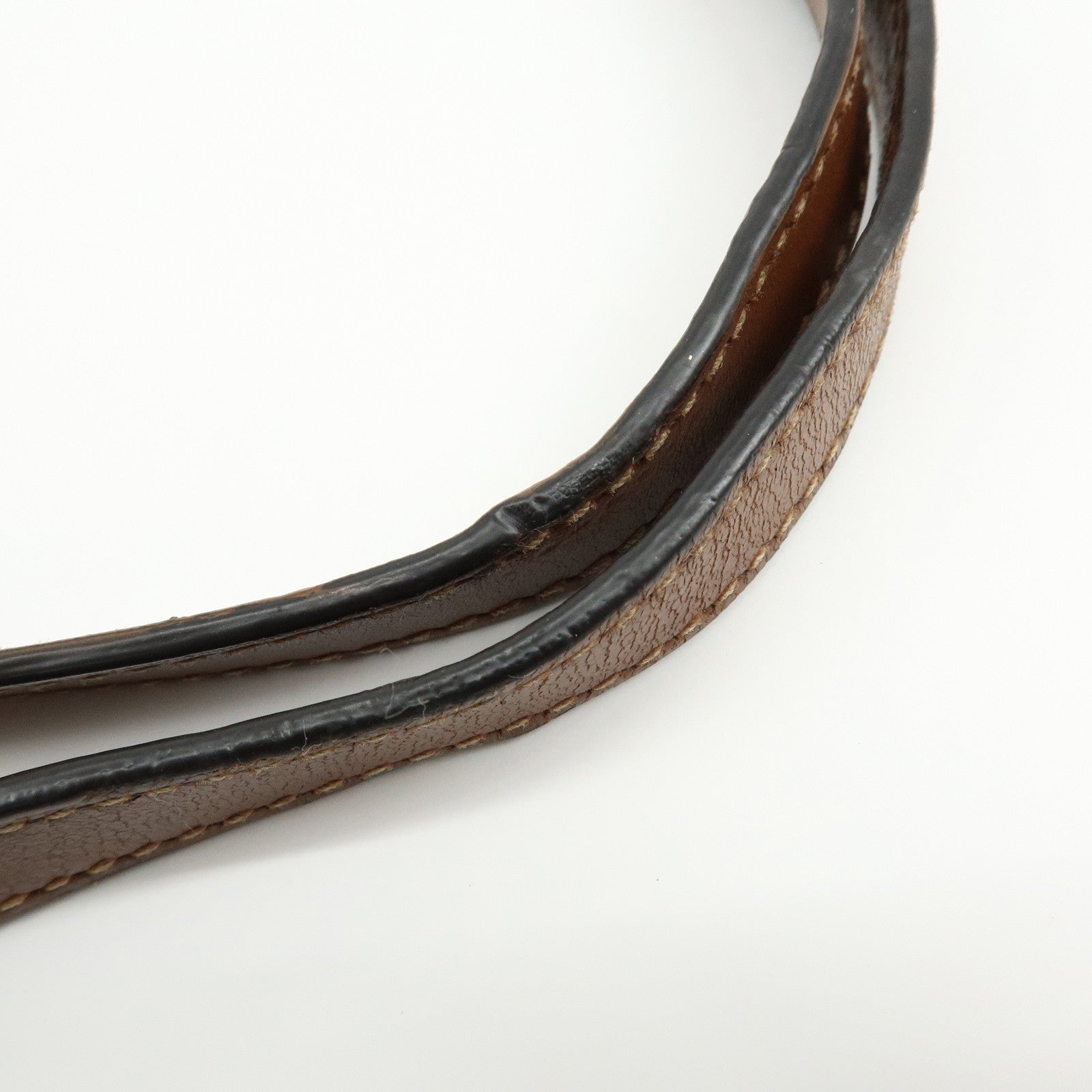 GUCCI GG Supreme PVC Leather Chain Shoulder Bag Beige Brown 479197