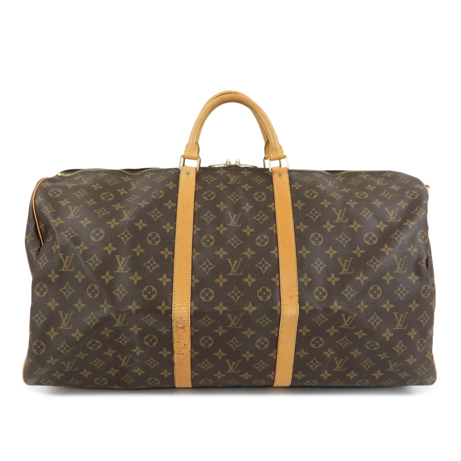 Louis Vuitton Monogram Keep All Bandouliere 60 Boston Bag M41412