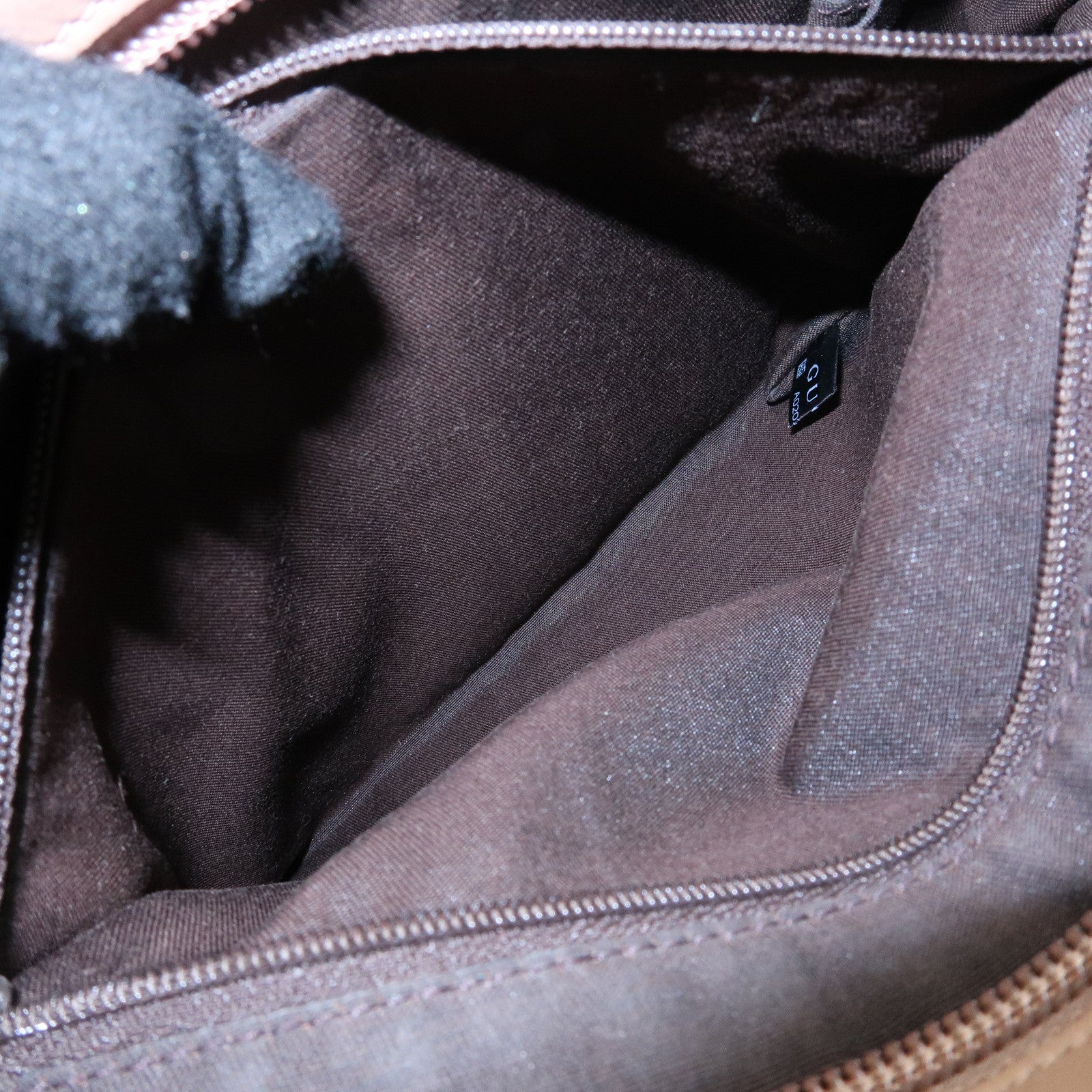 GUCCI GG Canvas Leather Shoulder Crossbody Bag Beige Pink 388924