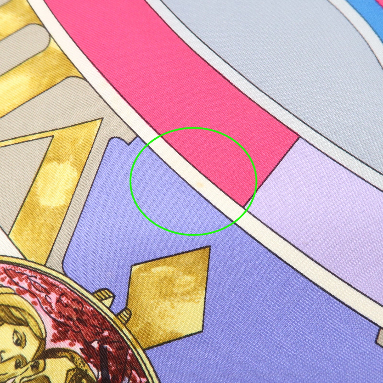 HERMES Carre90 Silk100% Parmi les fleurs je compte les heures Scarf