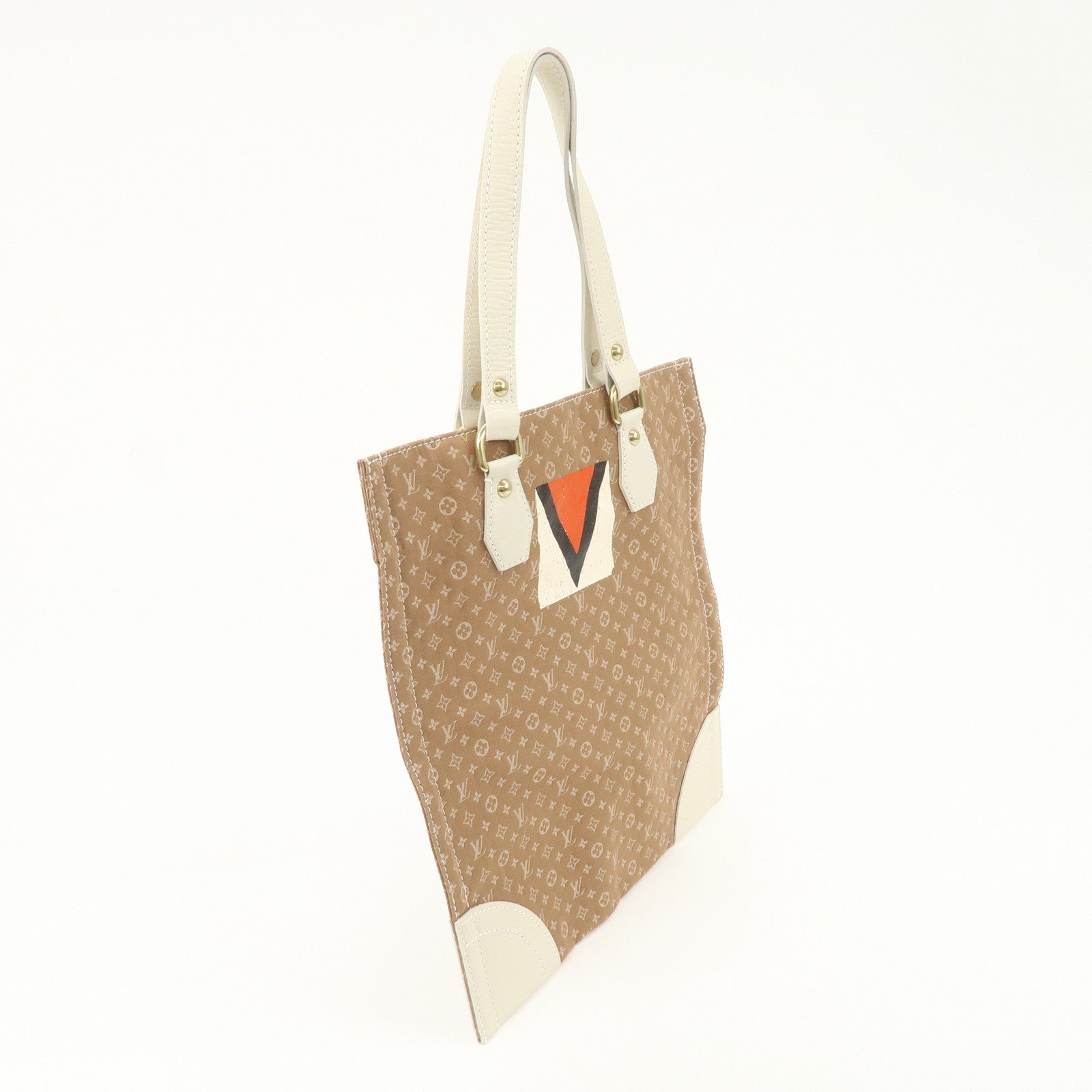 Louis Vuitton Monogram Mini Tanger Canvas Tote Bag Camel M40022