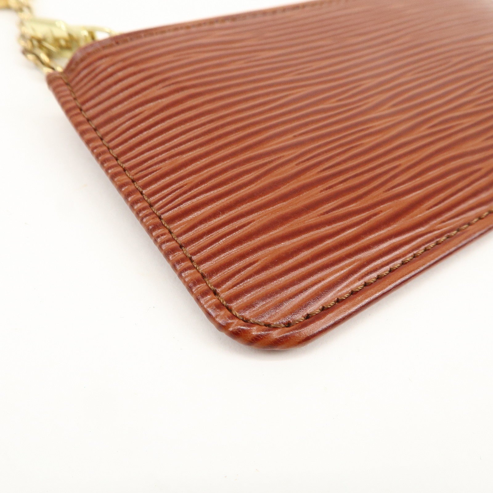 Louis Vuitton Epi Pochette Cles Coin Case Kenya Brown M63803