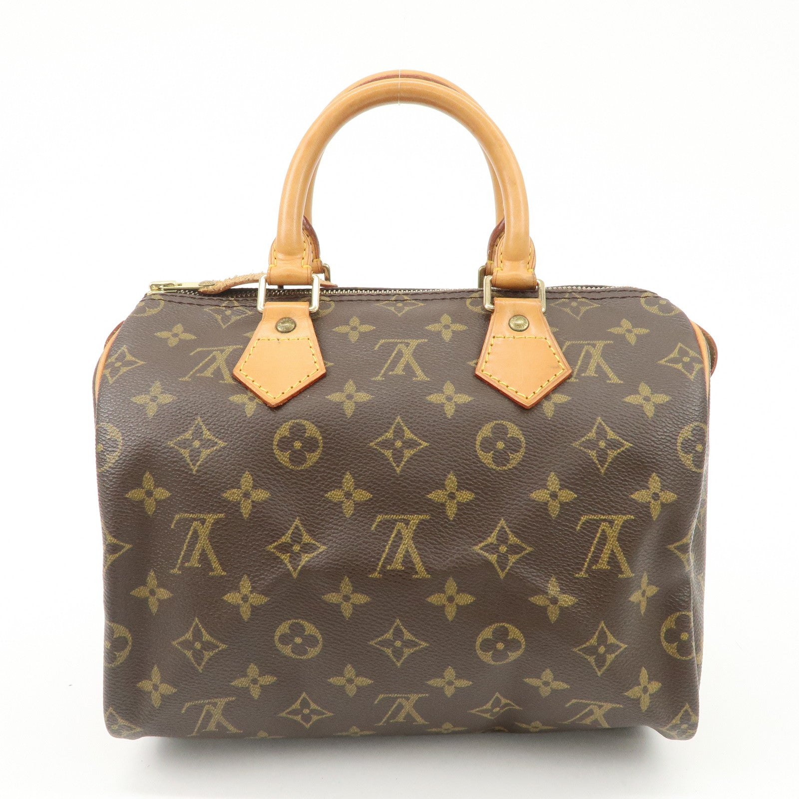 Louis Vuitton Monogram Speedy 25 Hand Bag Boston Bag M41528 Used