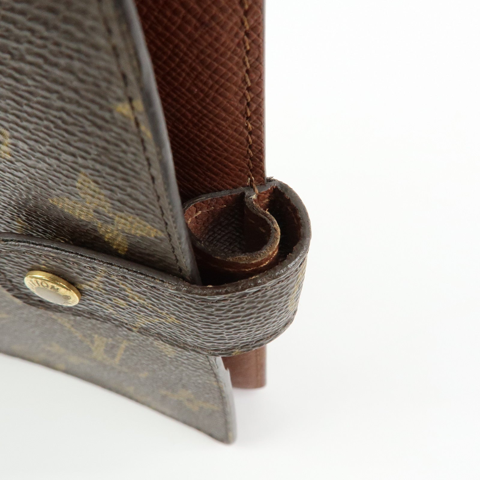 Louis Vuitton Monogram Agenda MM Planner Cover Brown R20105
