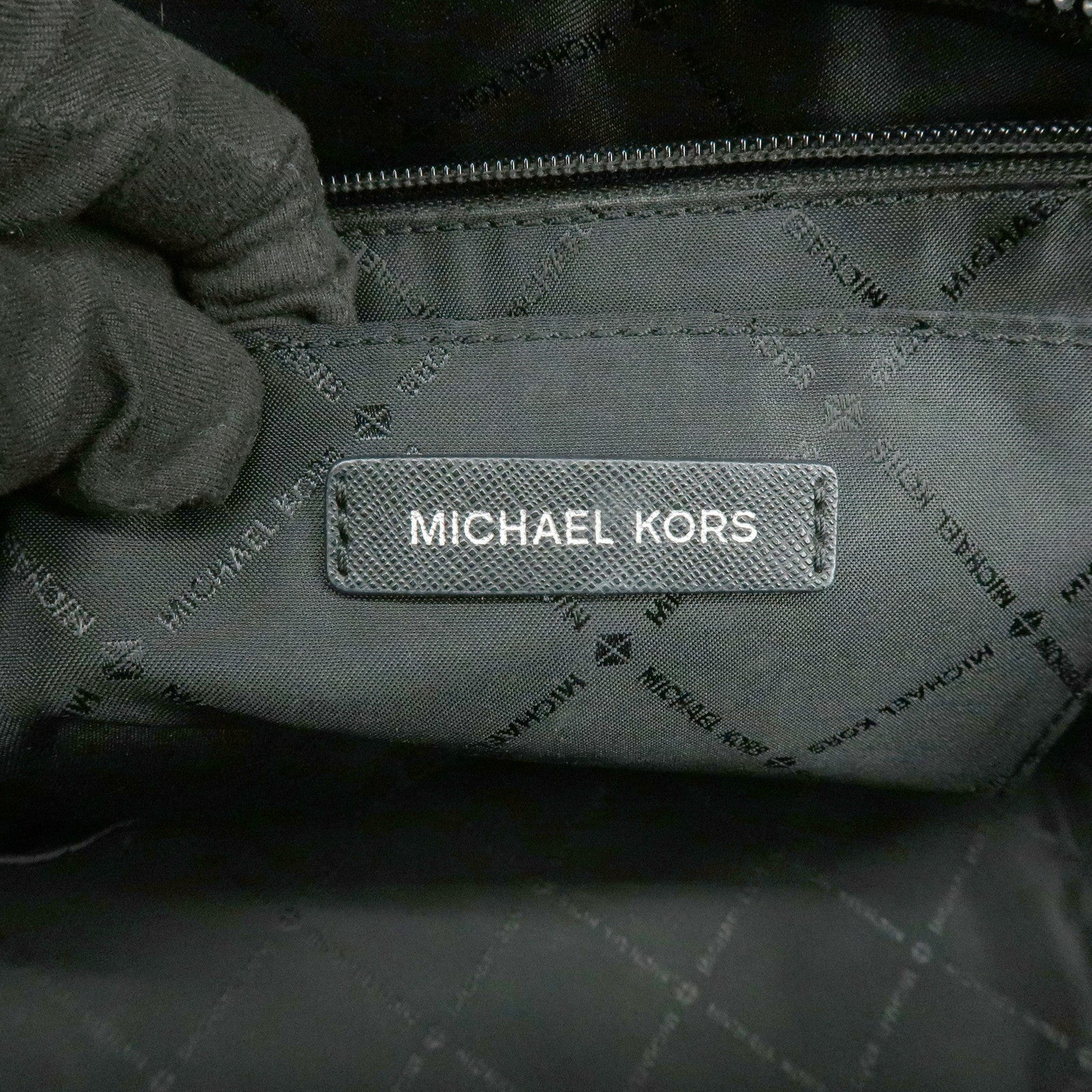 MICHAEL KORS Leather 2Way Bag Hand Bag Shoulder Bag Black