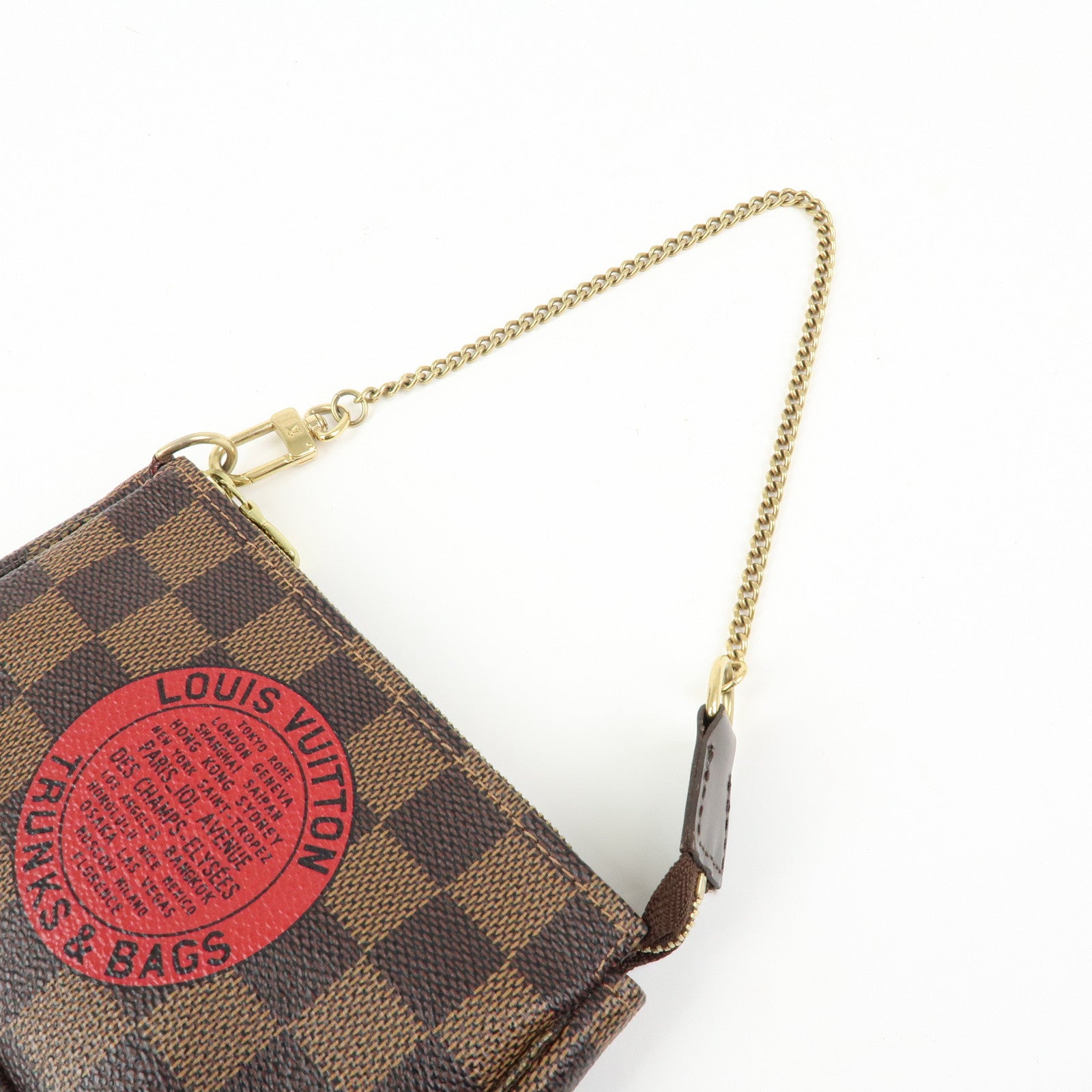 Louis Vuitton Damier T&B Mini Pochette Accessoires Pouch N58011