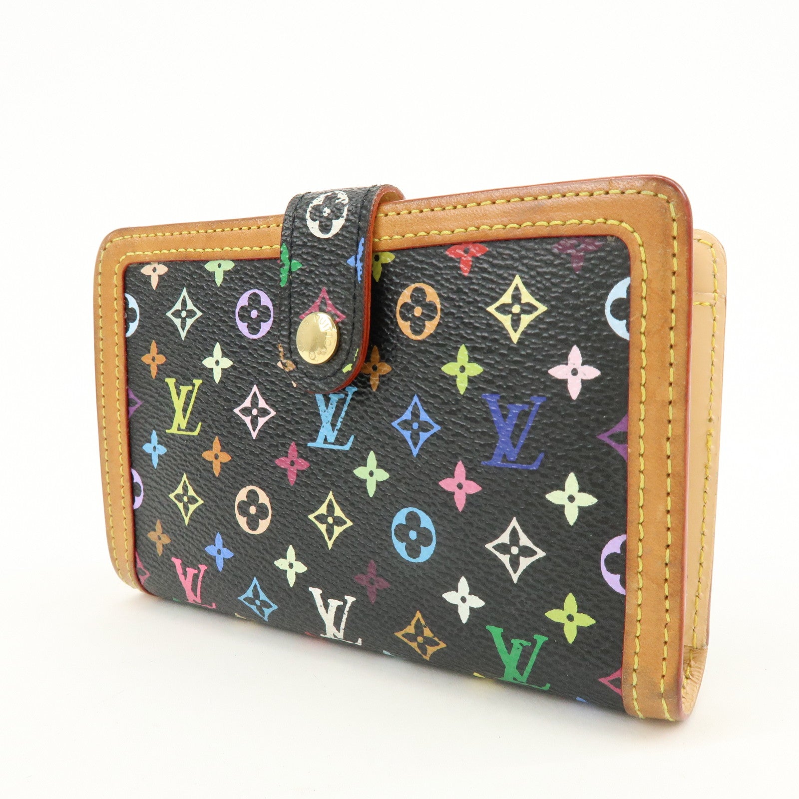 Louis Vuitton Monogram Multicolor Portefeuille Viennois Noir M92988