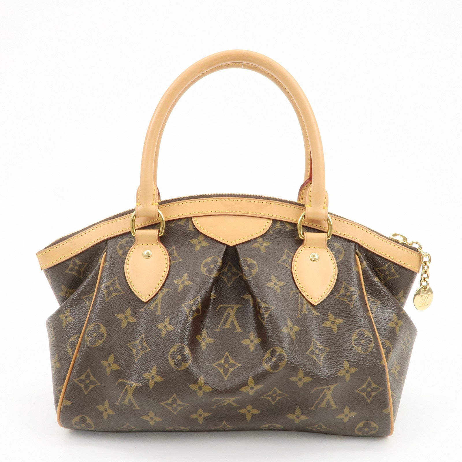 Louis Vuitton Monogram Tivoli PM Hand Bag Shoulder Bag Brown M40143