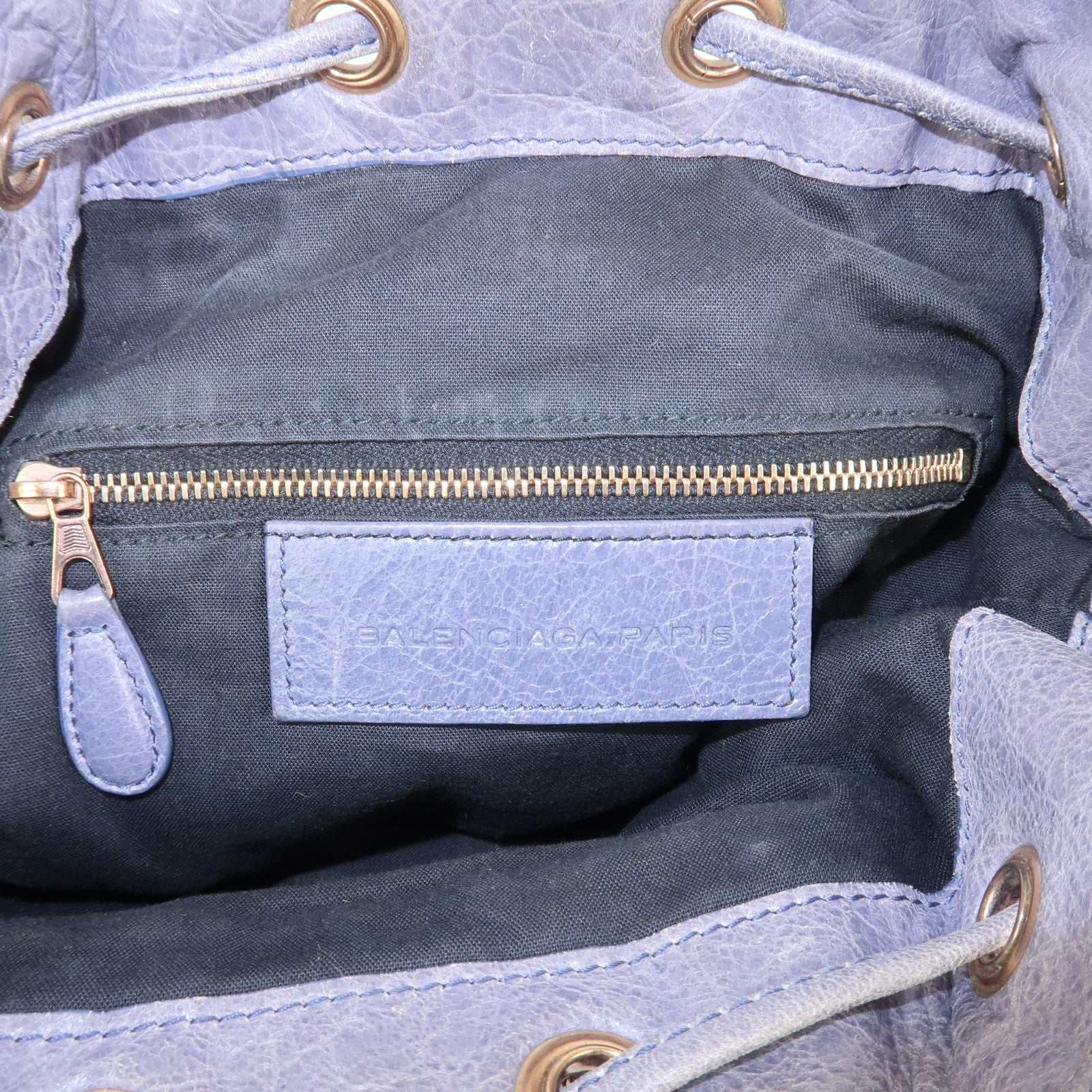 BALENCIAGA The Giant Mini Pompom 2Way Hand Shoulder Bag Gray 285439