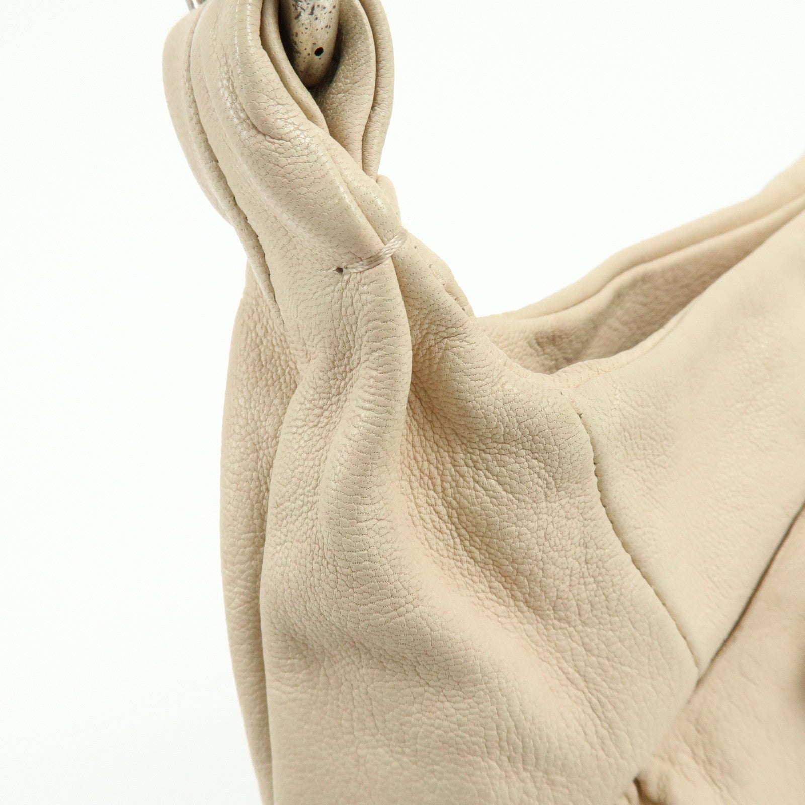 SAINT LAURENT PARIS YSL Nadja Shoulder Bag Light Beige 112937