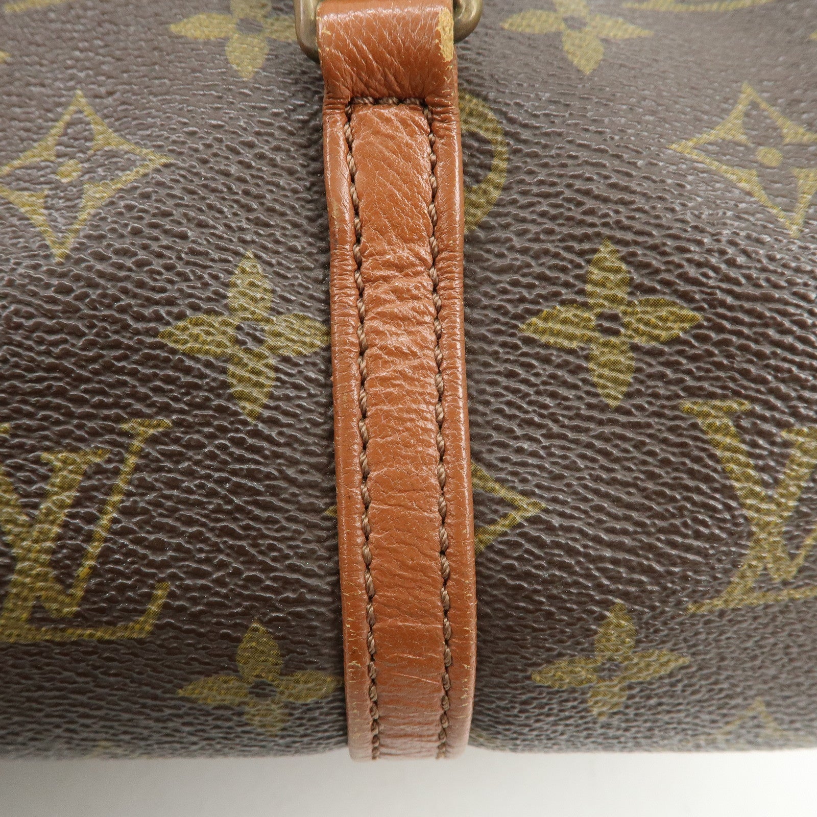 Louis Vuitton Monogram Papillon 30 Hand Bag Brown Old Style M51365