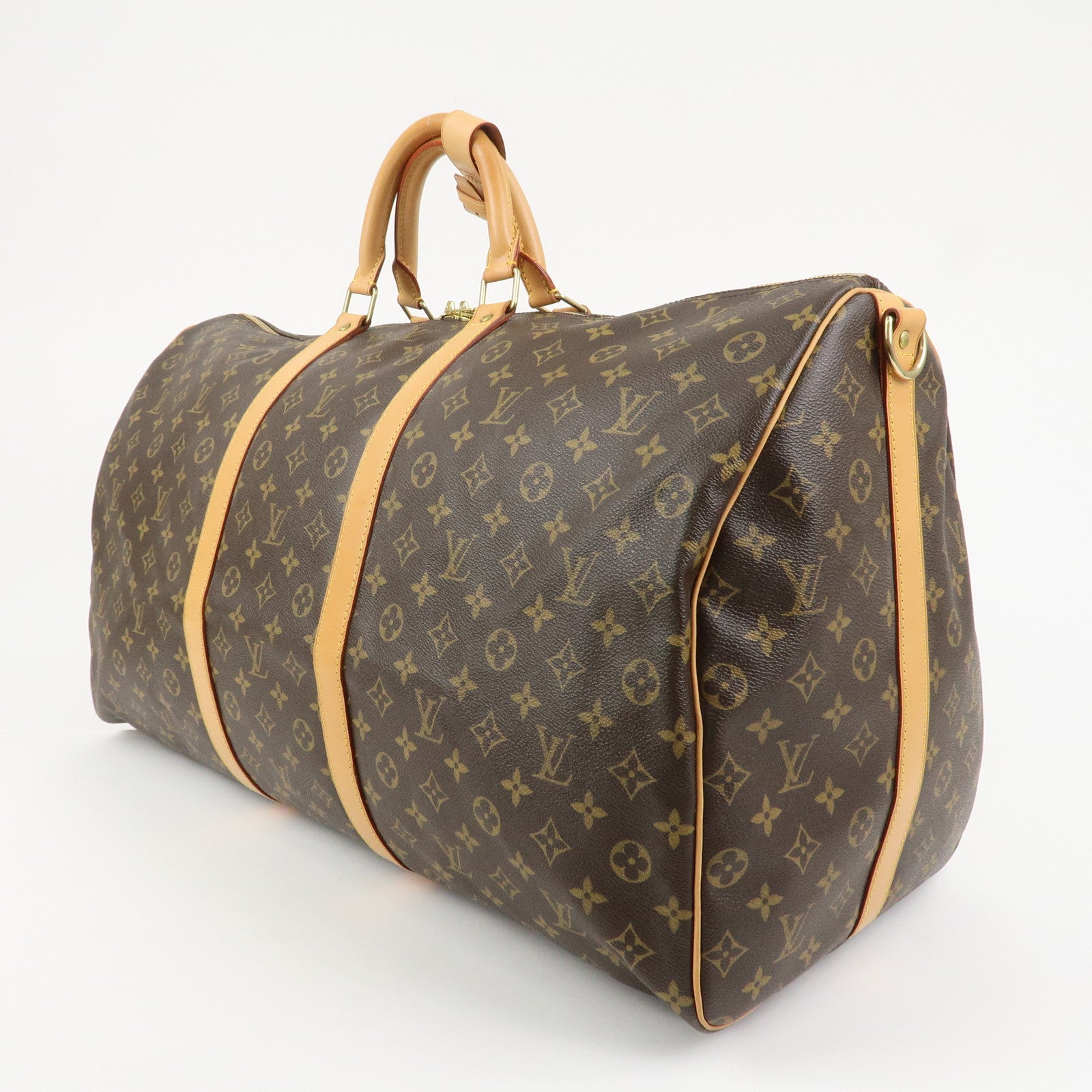 Louis Vuitton Monogram Keep All Bandouliere 60 Boston Bag M41412