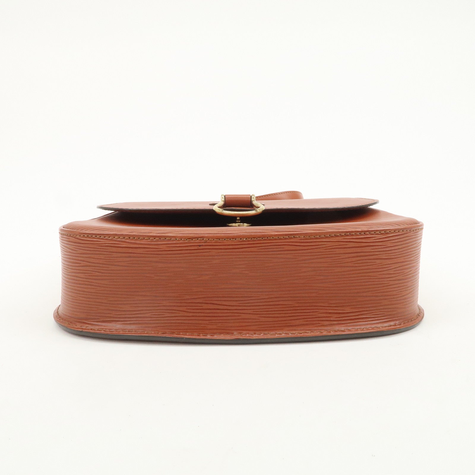 Louis Vuitton Epi Saint Cloud Shoulder Bag Kenya Brown M52193