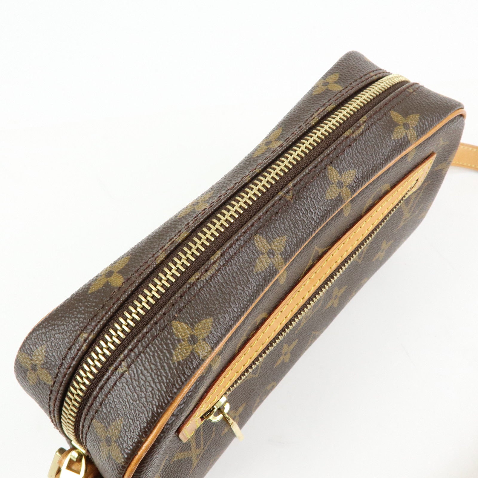 Louis Vuitton Monogram Pochette Cite Shoulder Bag Brown M51183