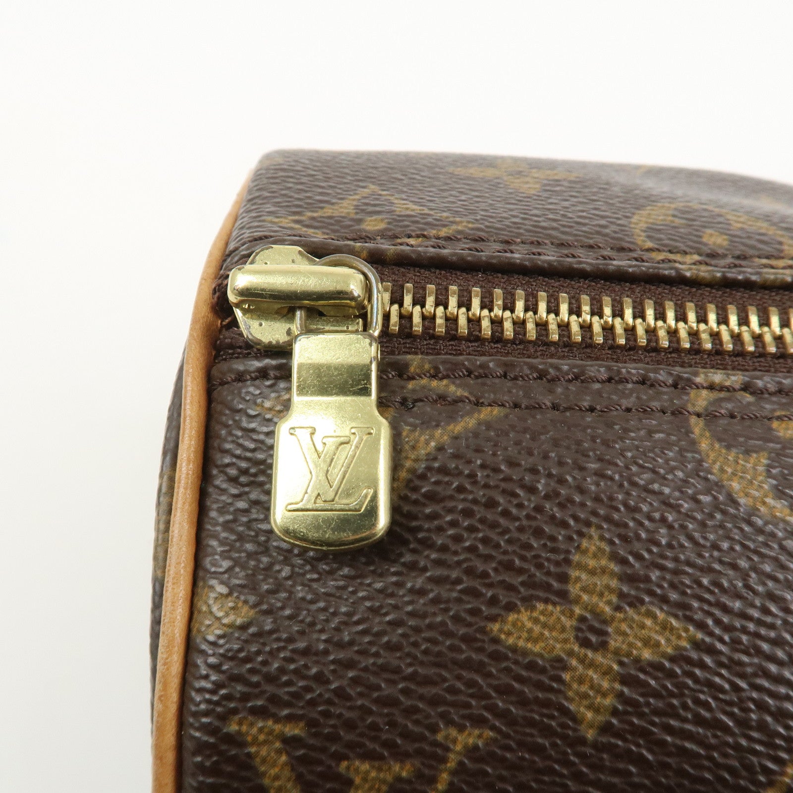 Louis Vuitton Monogram Papillon 26 Hand Bag Brown M51386