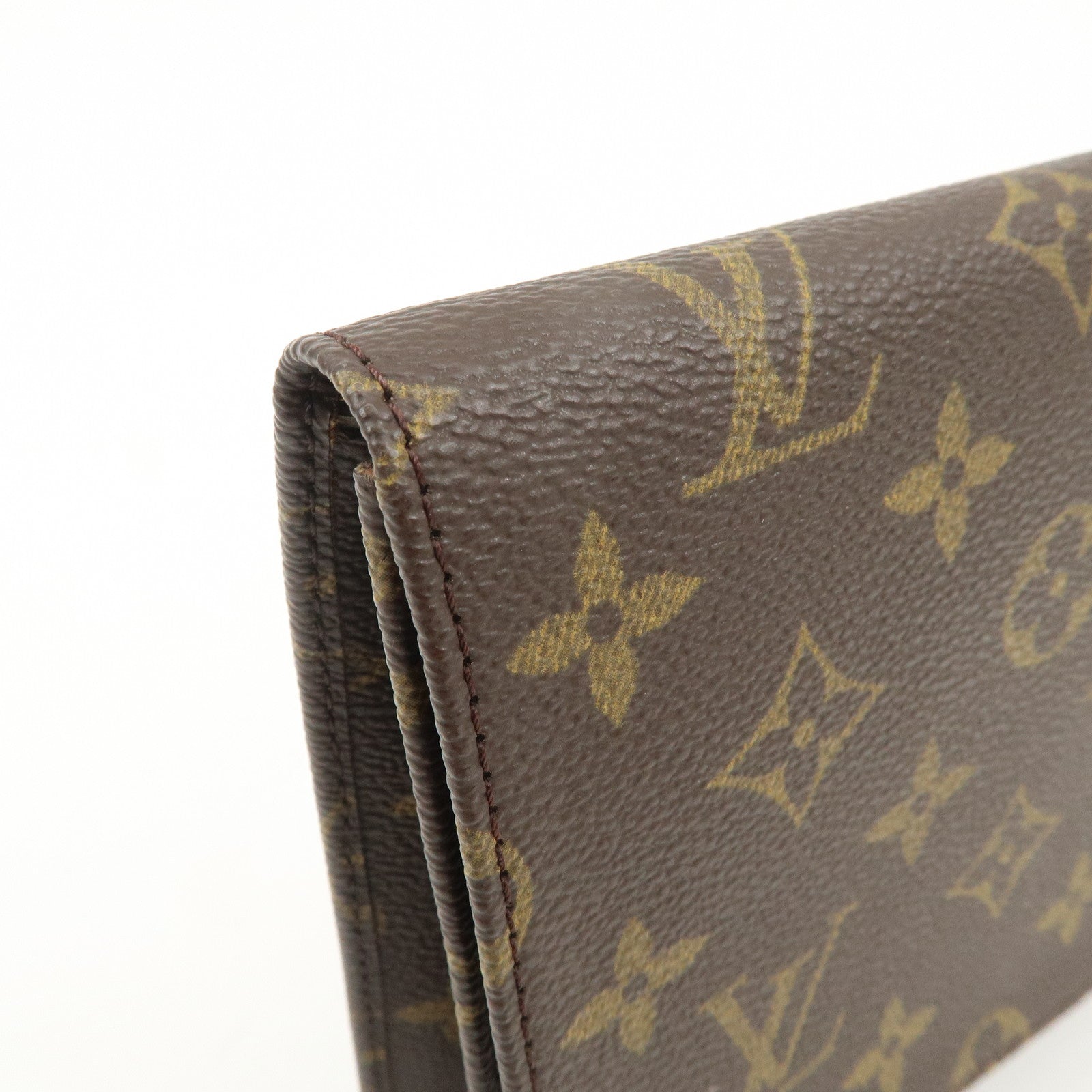 Louis Vuitton Monogram Pochette Lava 23 Clutch Bag Brown M51940