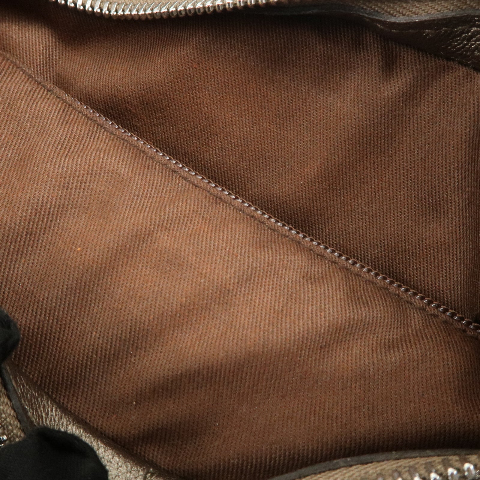 Ferragamo Gancini Leather Hand Bag Shoulder Bag Silver Gray