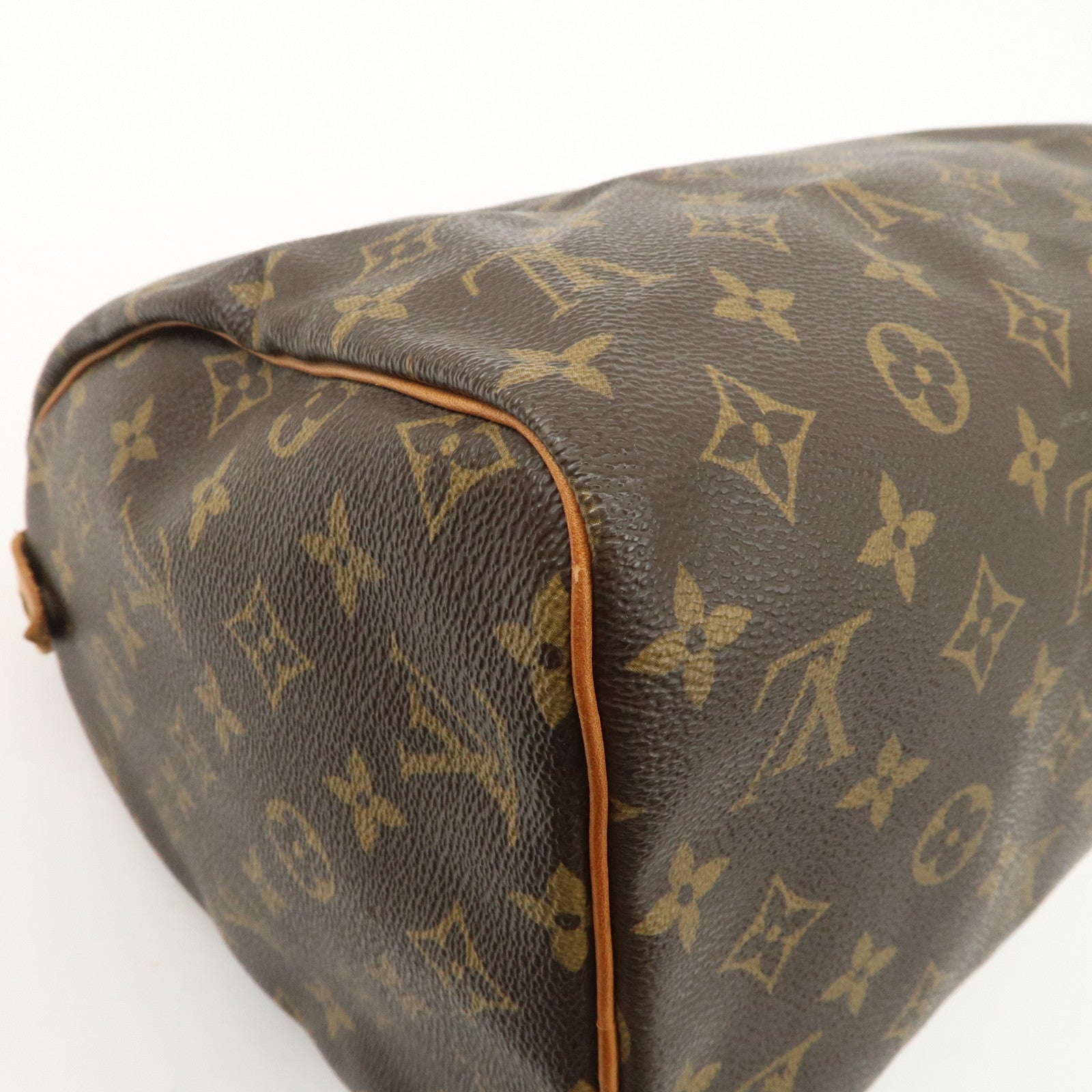 Louis Vuitton Monogram Speedy 30 Boston Bag Brown M41524