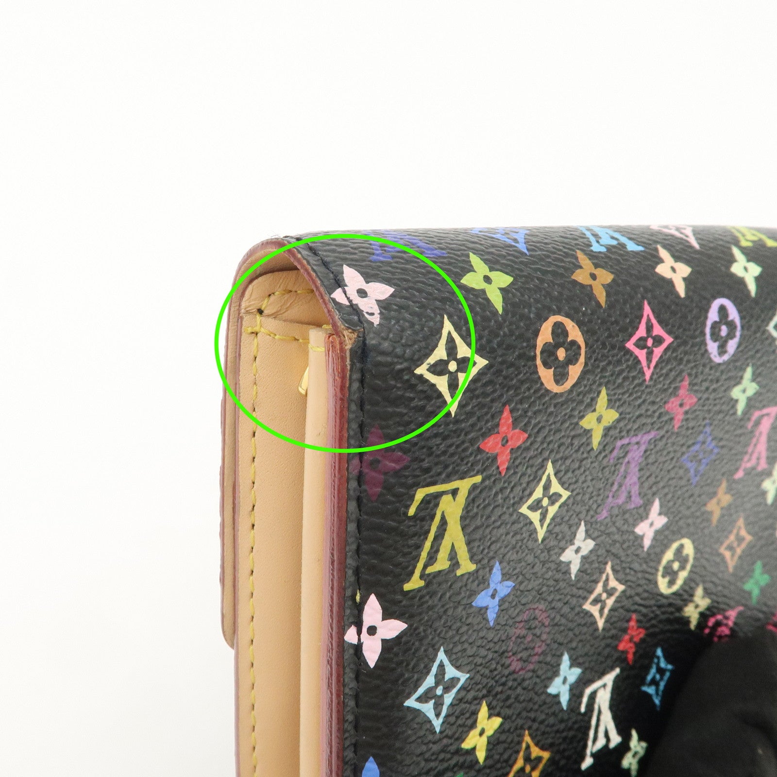 Louis Vuitton Monogram Multicolor Portefeuille Sarah Wallet M9353