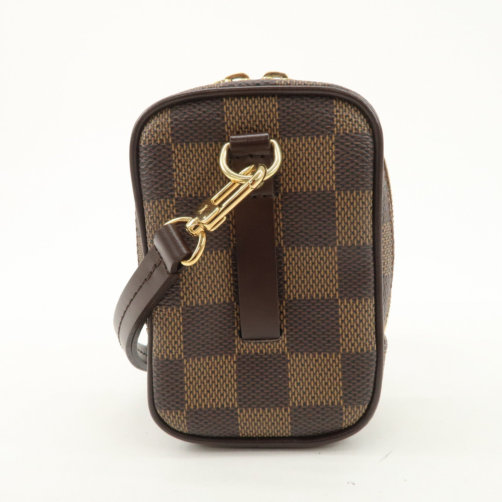 Louis Vuitton Damier Canvas Etui Okapi PM Camera Case N61738 Used