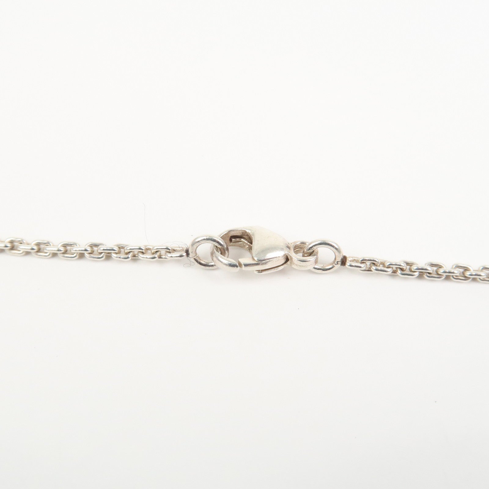 Louis Vuitton Lockit Pendant Necklace SV925 Silver D63534