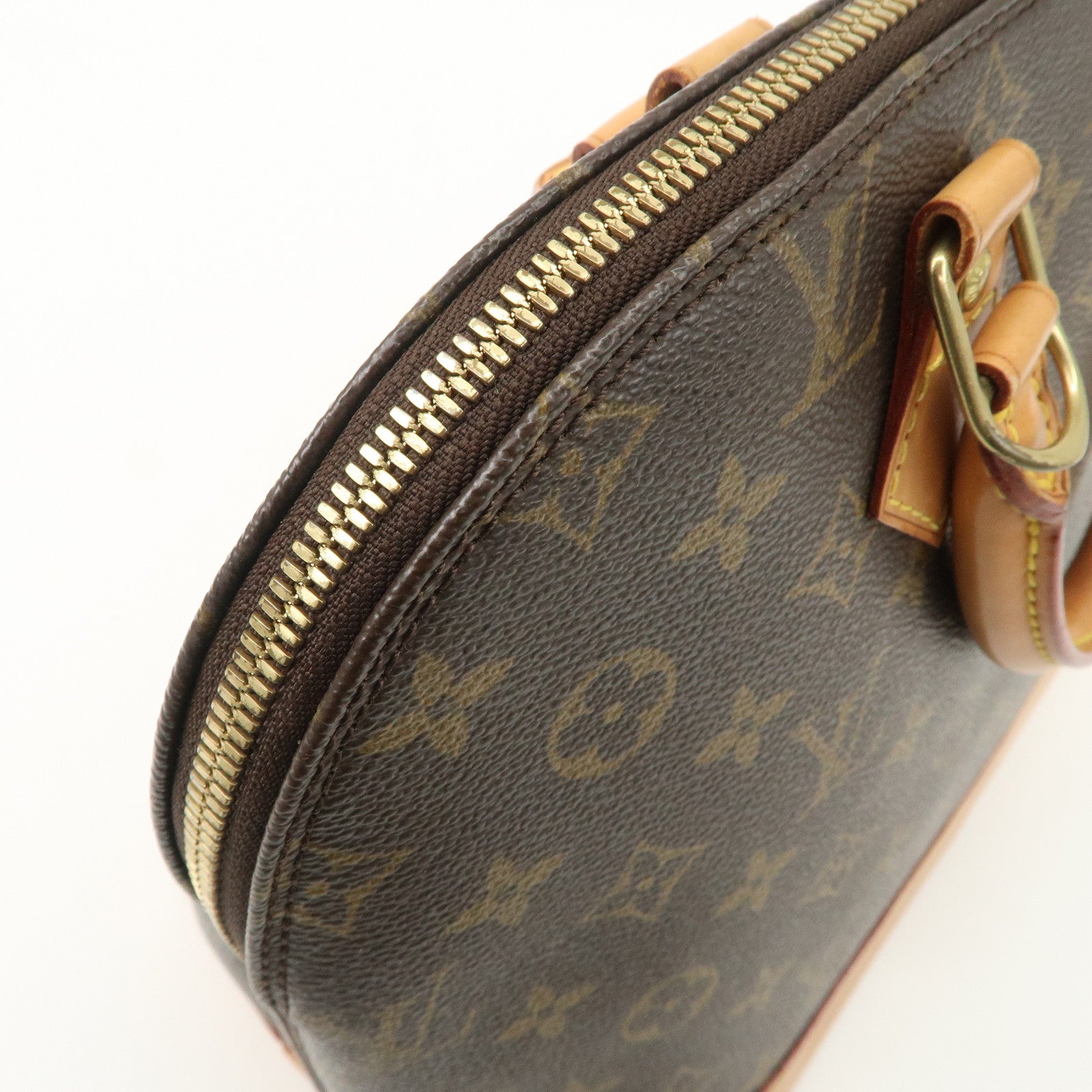 Louis Vuitton Monogram Alma PM Hand Bag Brown M51130 Used