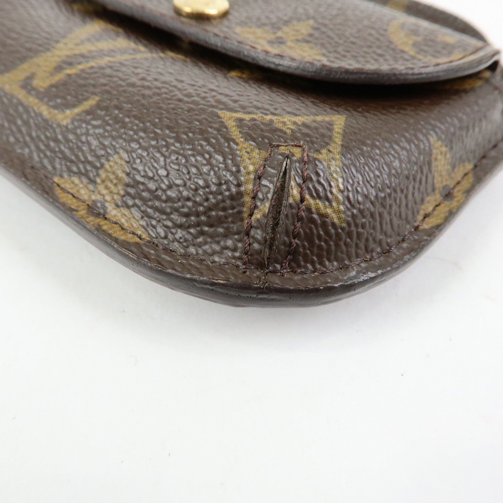 Louis Vuitton Monogram Porte Monnaie Shilling Coin Case M60025