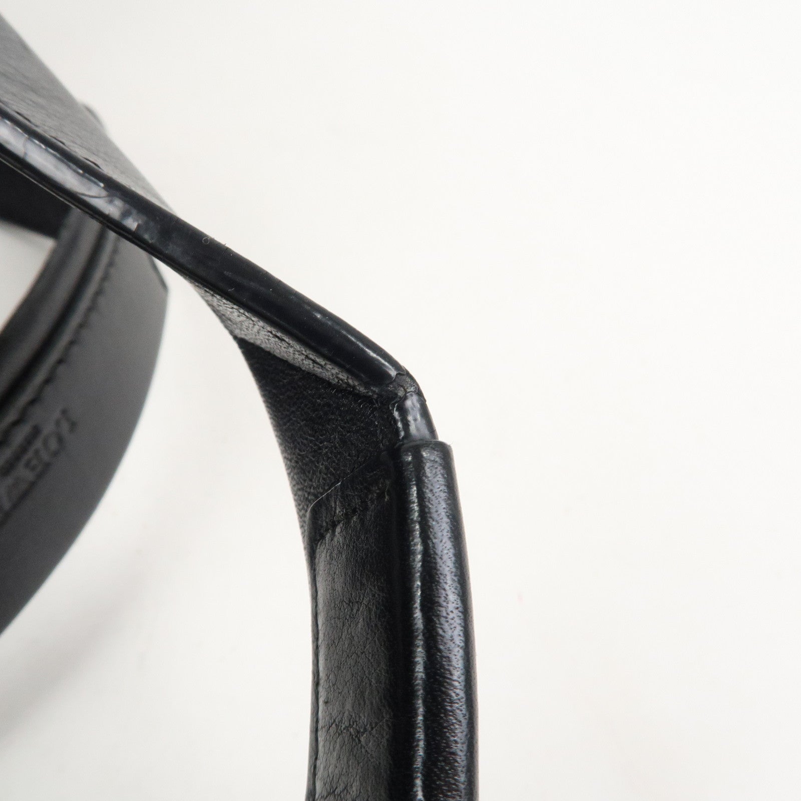 LOEWE Anagram Logo Leather Suede Origami Cubo Hand Bag Black