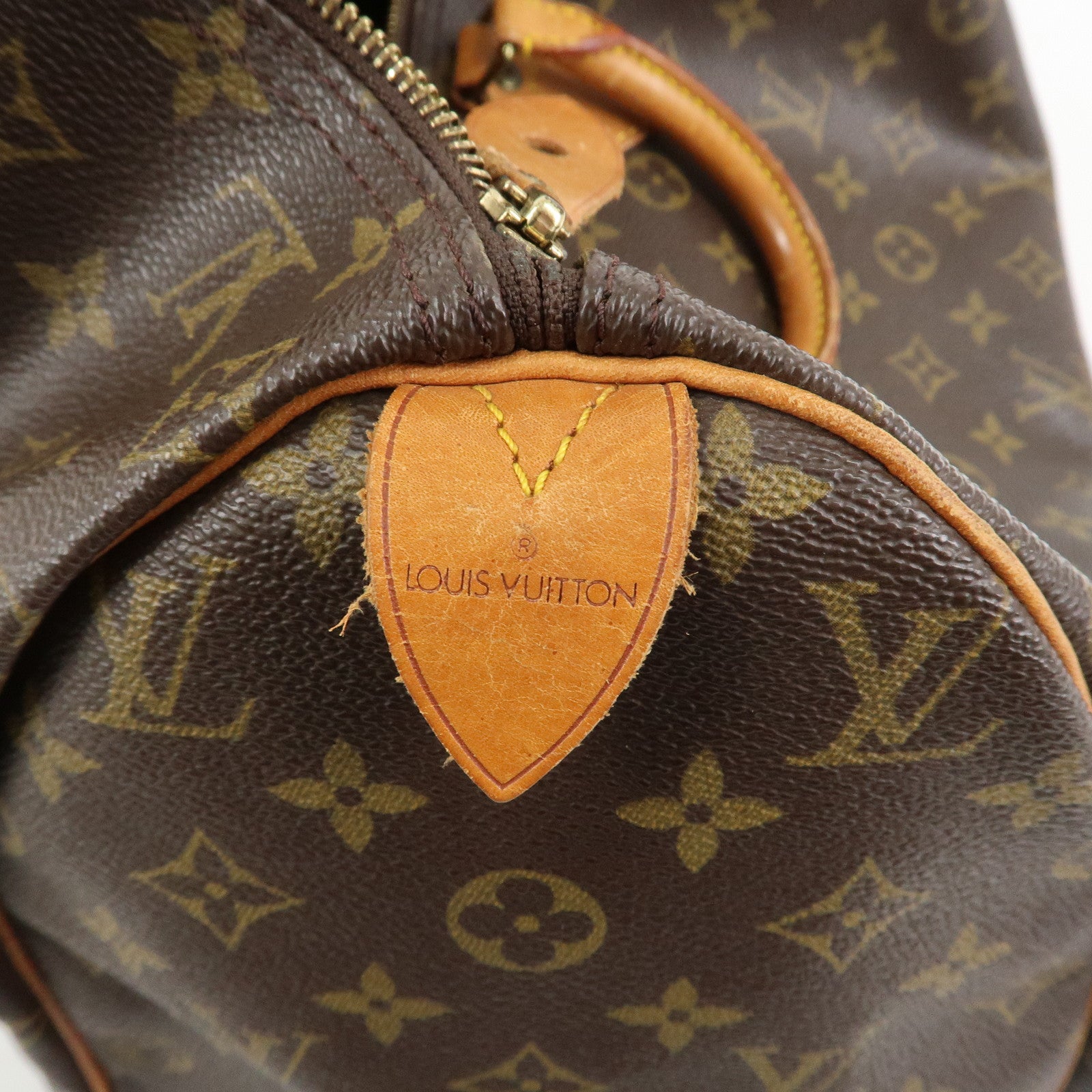 Louis Vuitton Monogram Speedy 40 Hand Bag Boston Bag Brown M41522